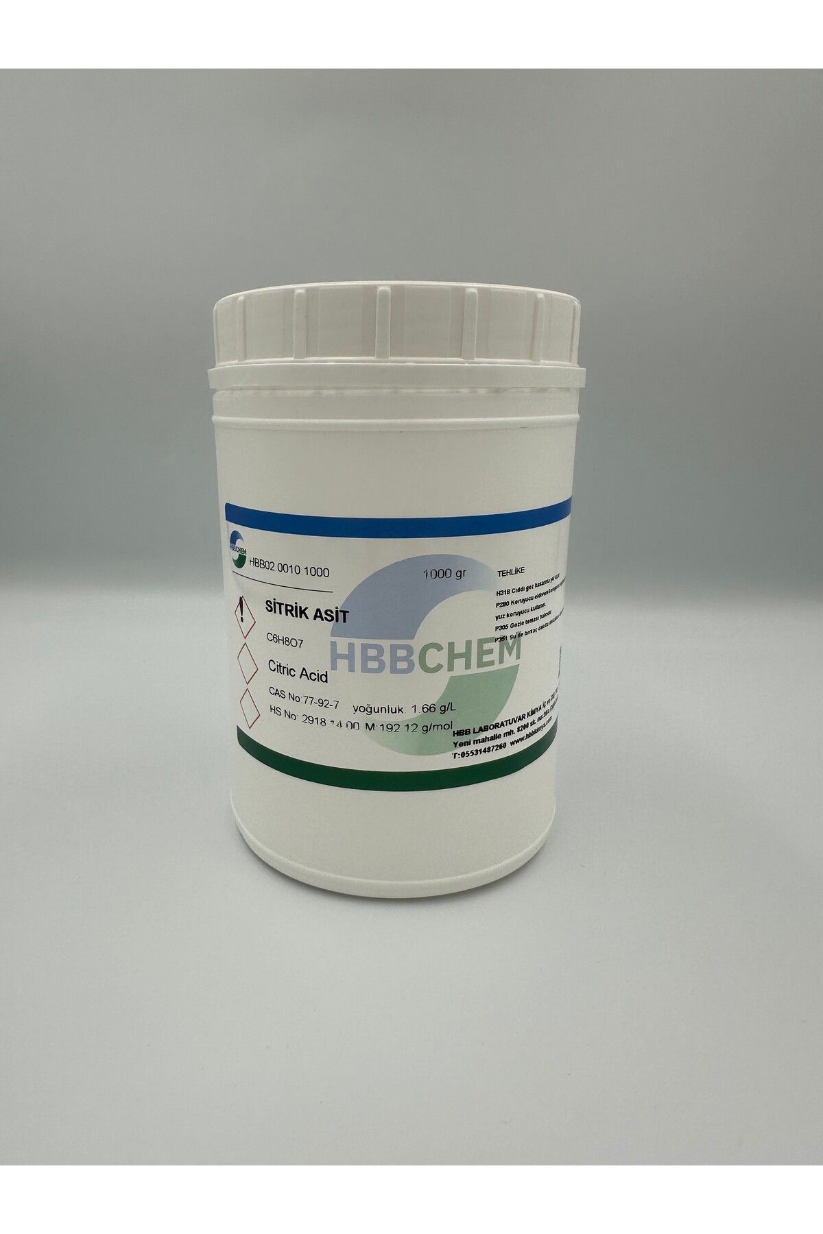 HBBCHEM Sitrik asit foodgrade 1 kg