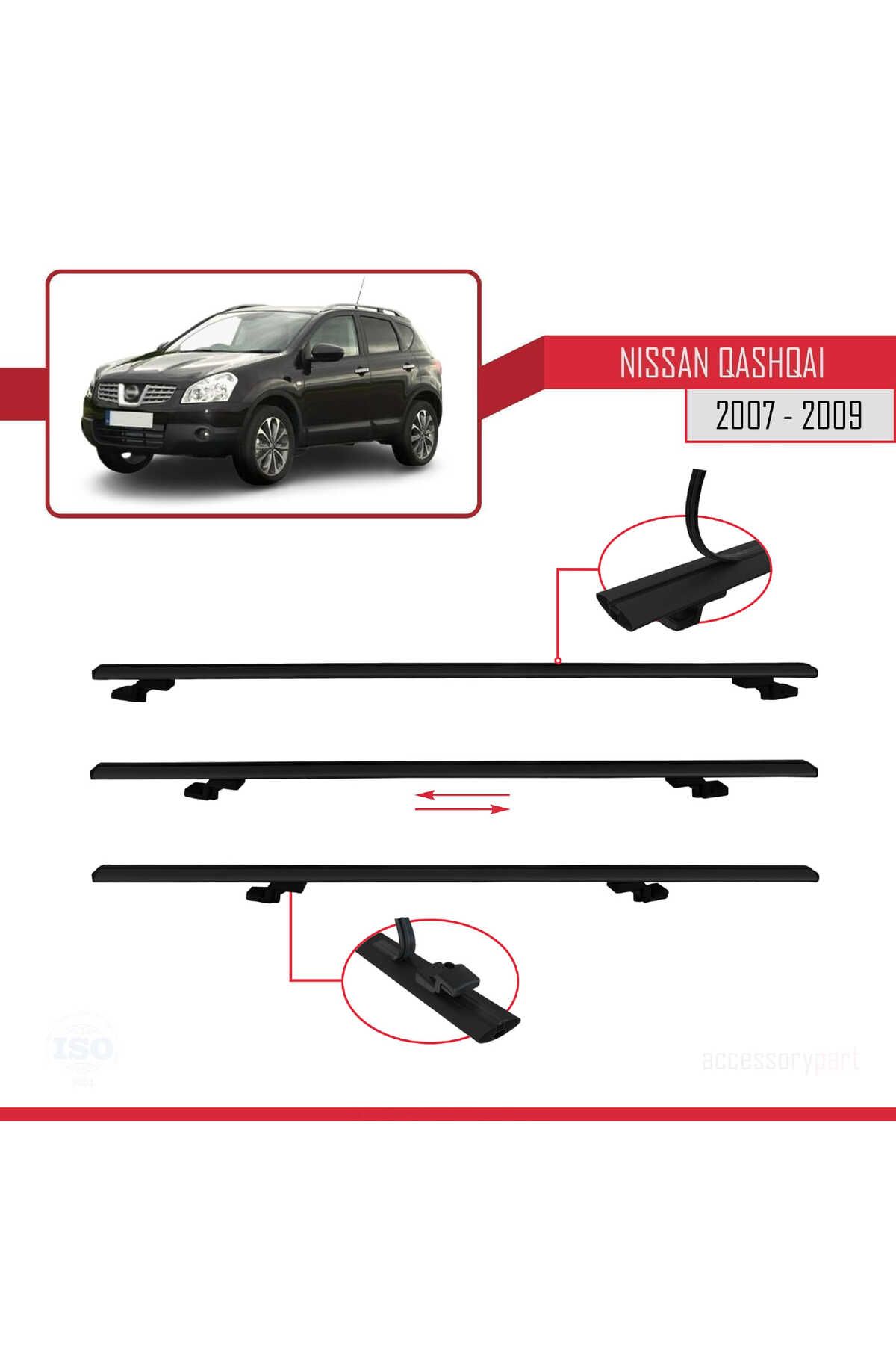 Nissan Qashqai (J10) Pre-facelift 2007-2009 Arası Ile Uyumlu Basıc Model Universal Ara Atkı Tavan Ba