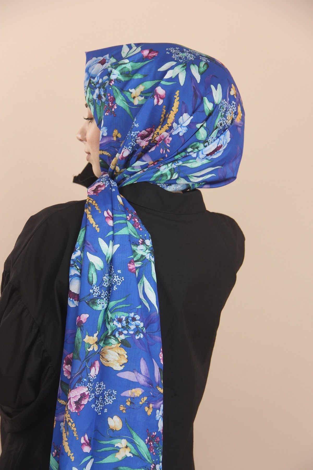 Saks Loryan Scarf Linen Summer Gül Şal