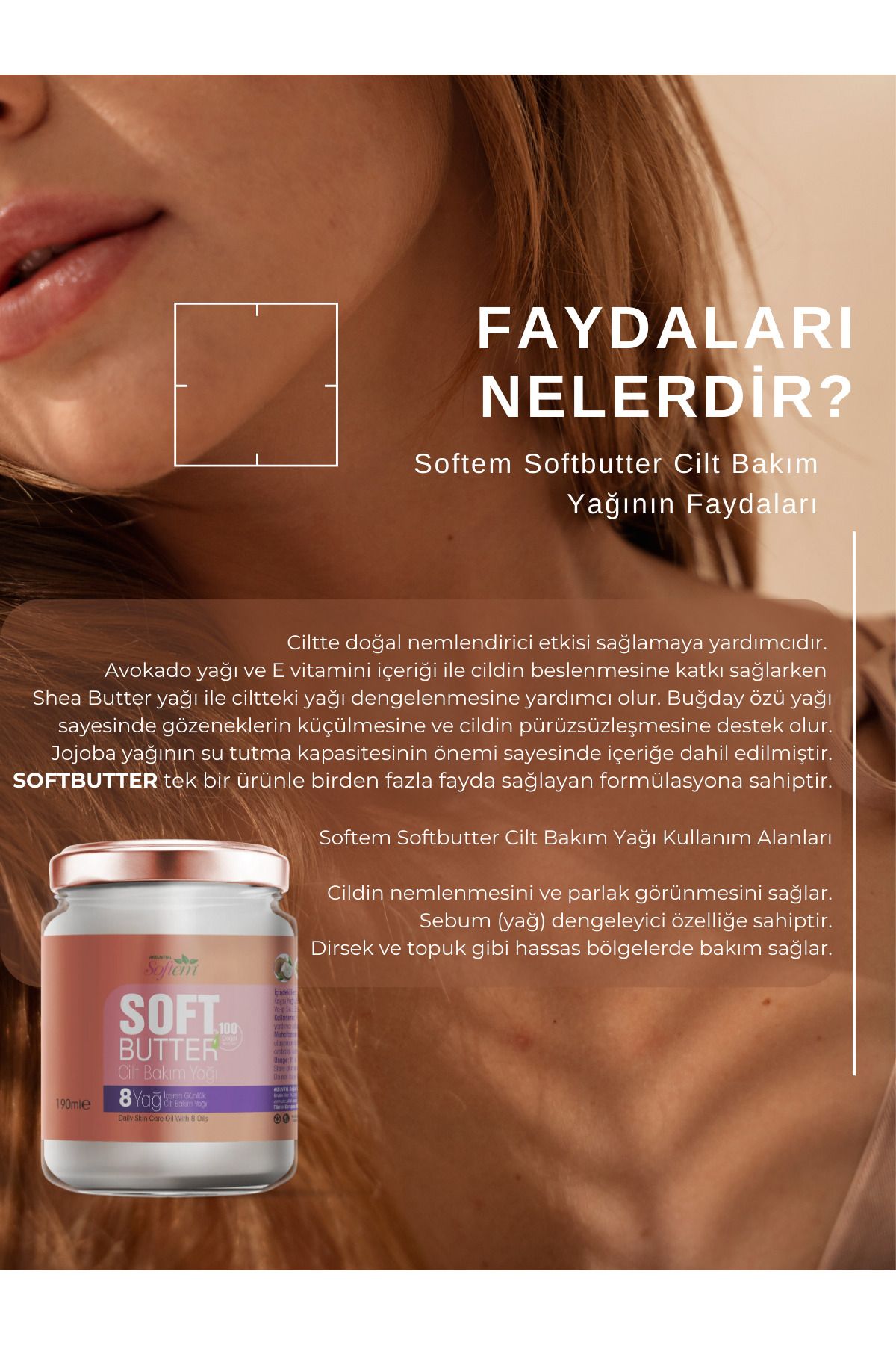 Softbutter Cılt Bakım Yagı 190ml Soft Butter