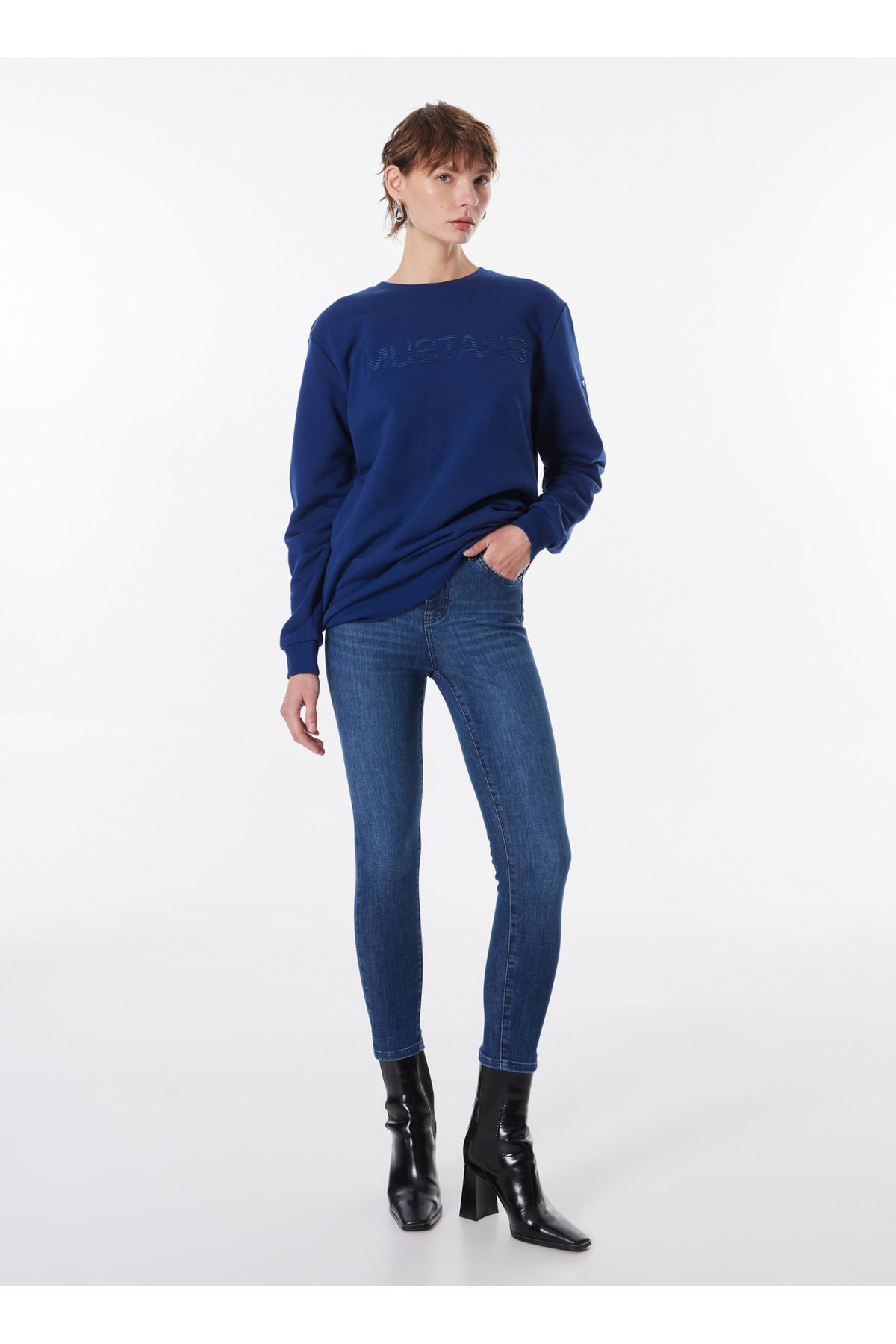 Mavi Kadın Skinny Fit Yıkamalı Denim Pantolon GEORGIA SUPER SKINNY 7