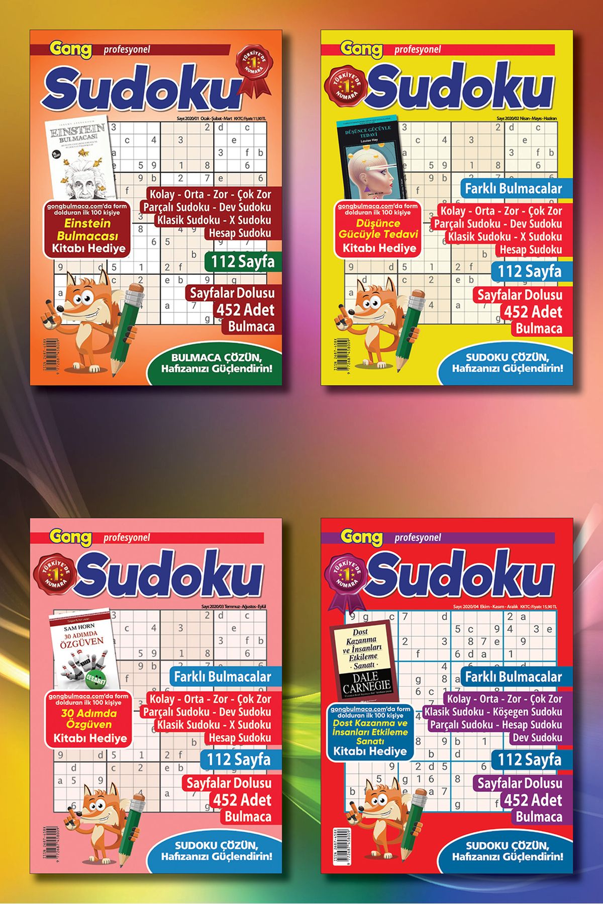 Maxi Yayıncılık GongProfesyonel Sudoku Set-4