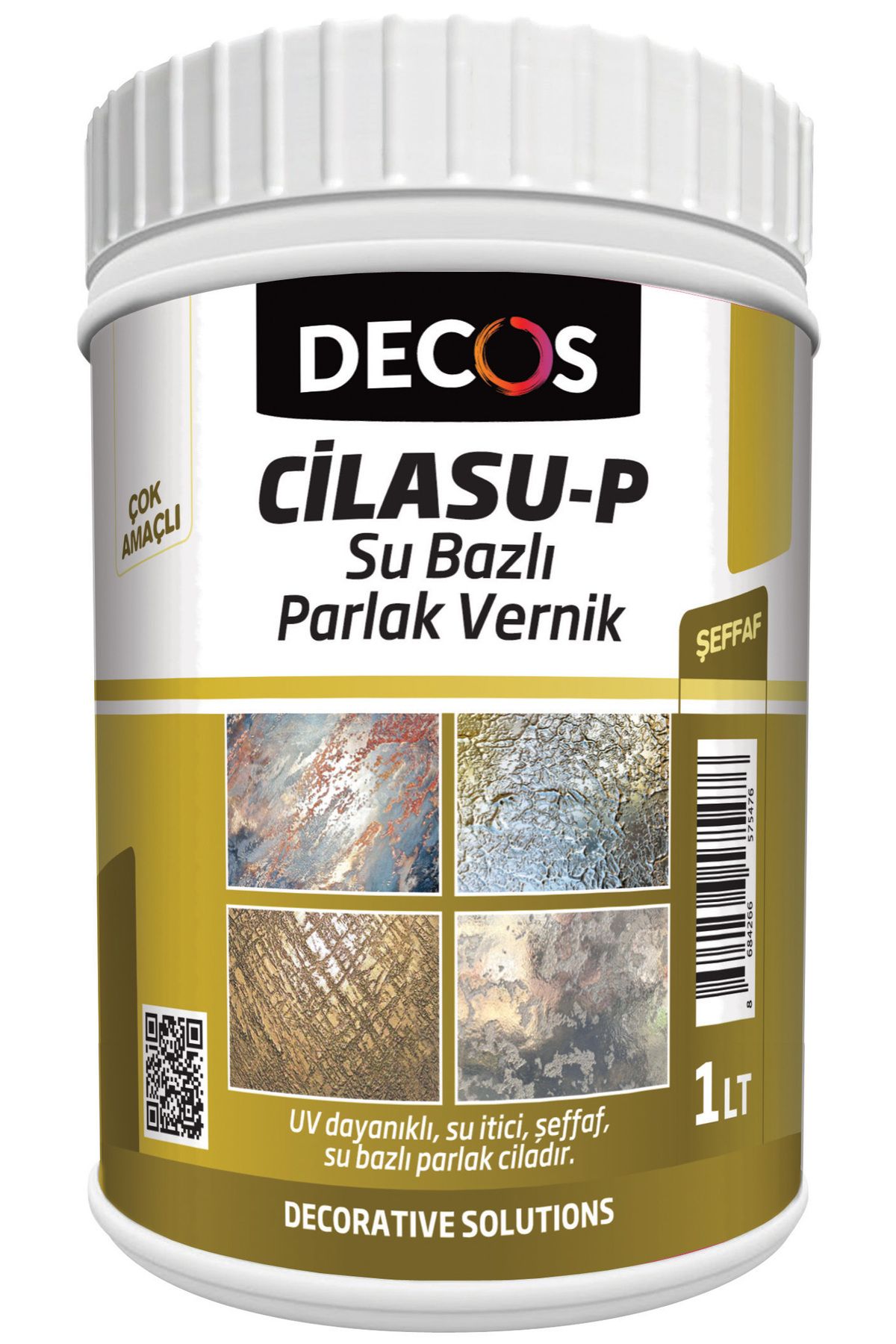 DECOS Cilasu-p 1 Litre-Ekstra Parlak Su Bazlı...