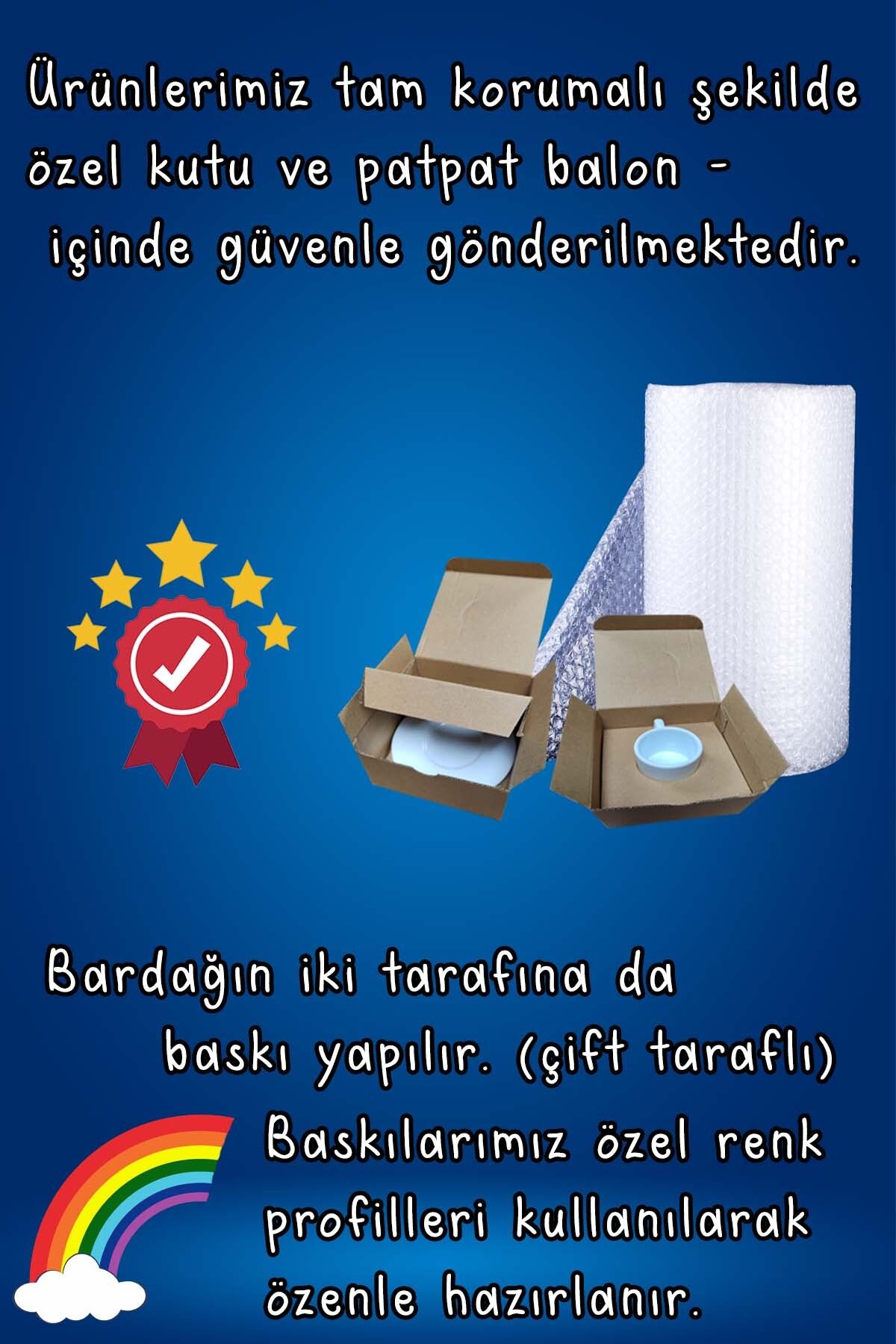 voleybolcu Meslek Baskılı Türk Kahvesi Fincanı tabaklı Kişiye Özel model 4