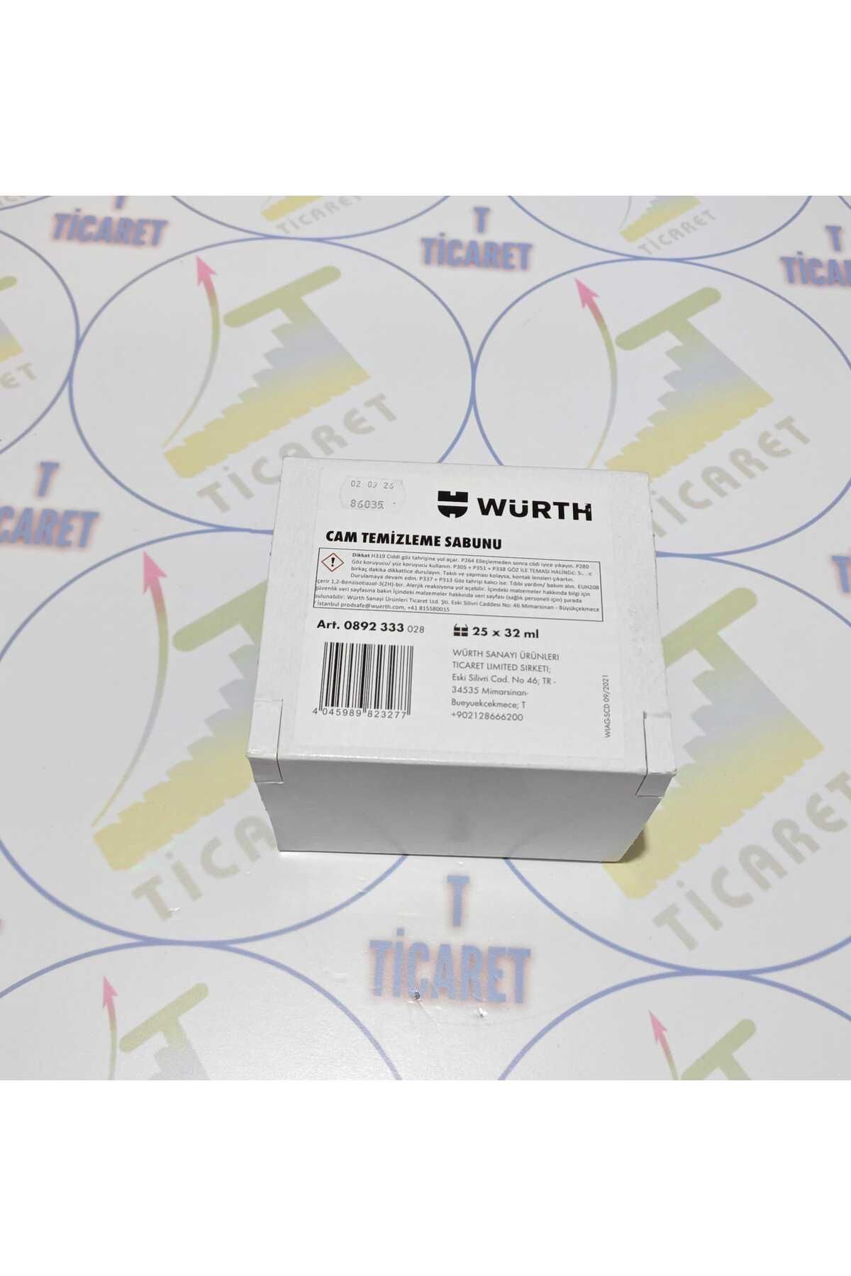 WÜRTH Cam Temizleme Sabunu - 32 ML - ART.0892333