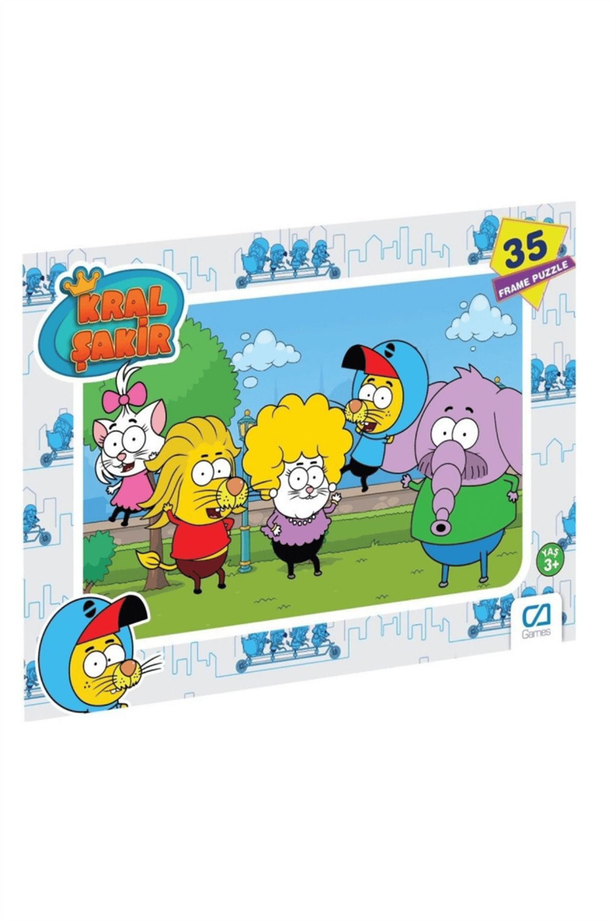 Yumurcak Oyuncak CA KralŞakir Frame Puzzle 35...