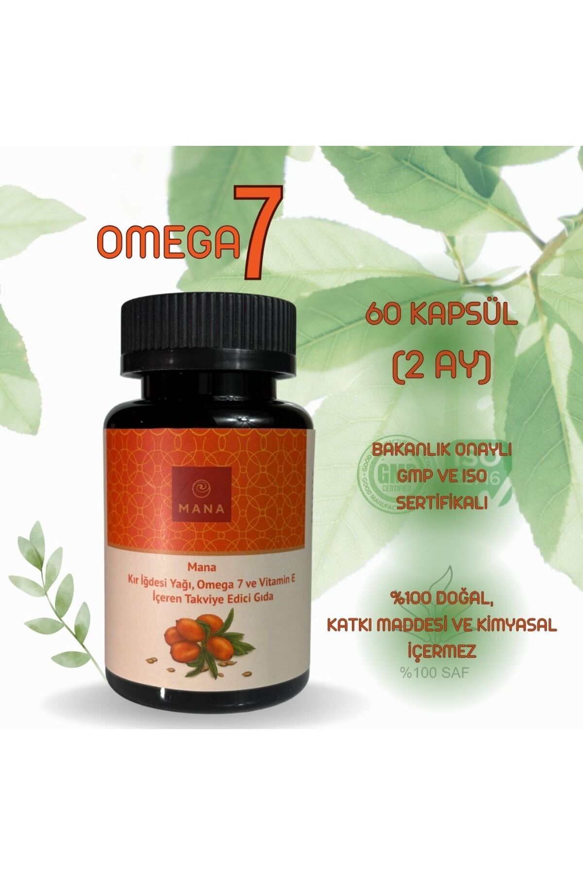 UZAKASYA Kır Iğdesi Omega 7500mg 60 Kapsül