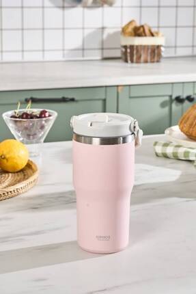 Star Ice Çelik Sızdırmaz Termos 550 ml Pembe Image 0