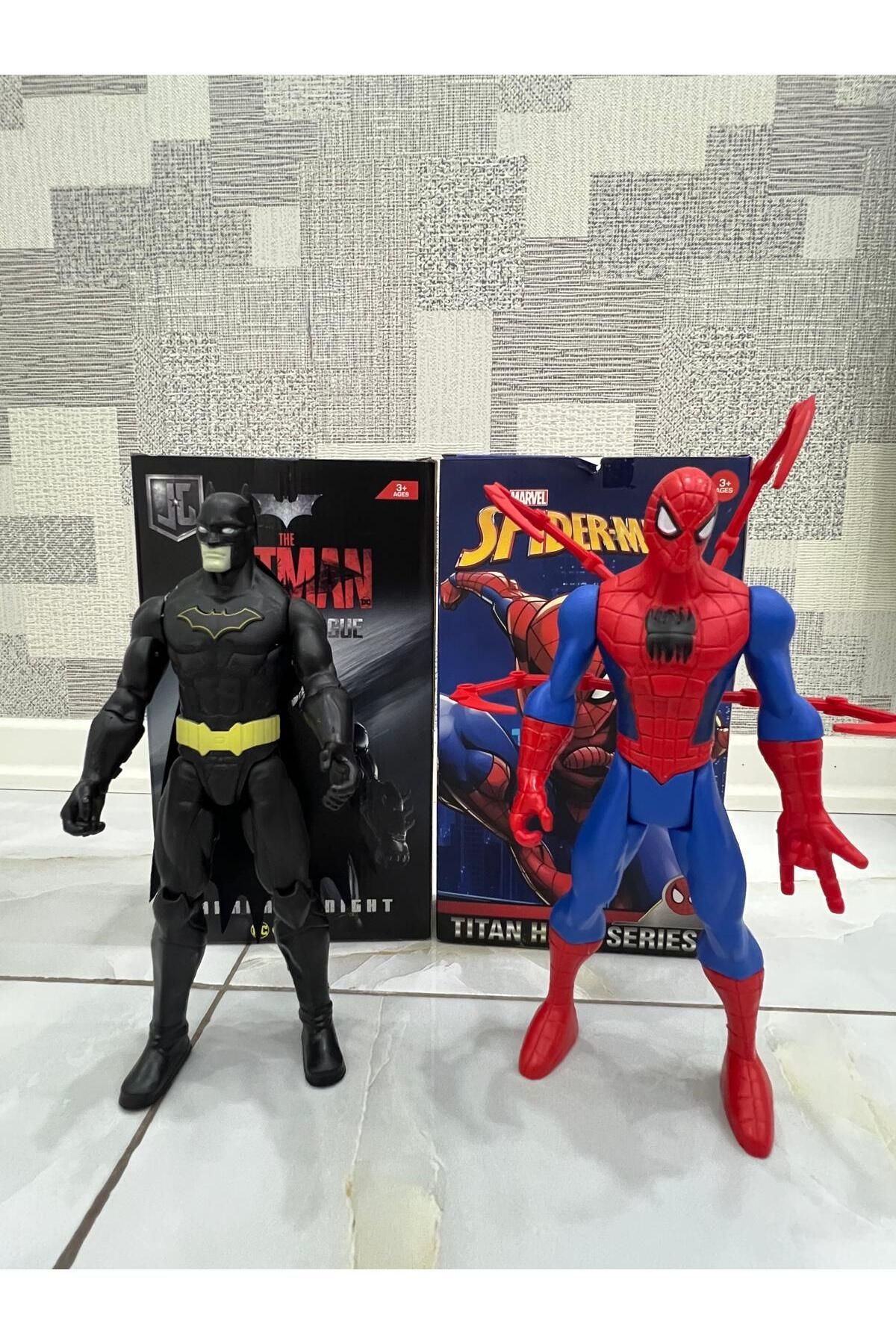 KİNKU Spiderman Batman 30 cmSesli ve Işıklı...