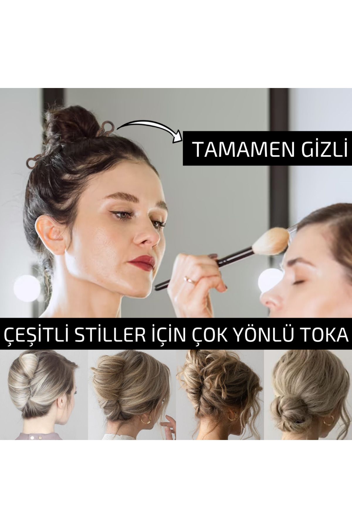 Good Hair Days Magic-grip Saç Topuz Tokası (10 ADET) - Kahverengi