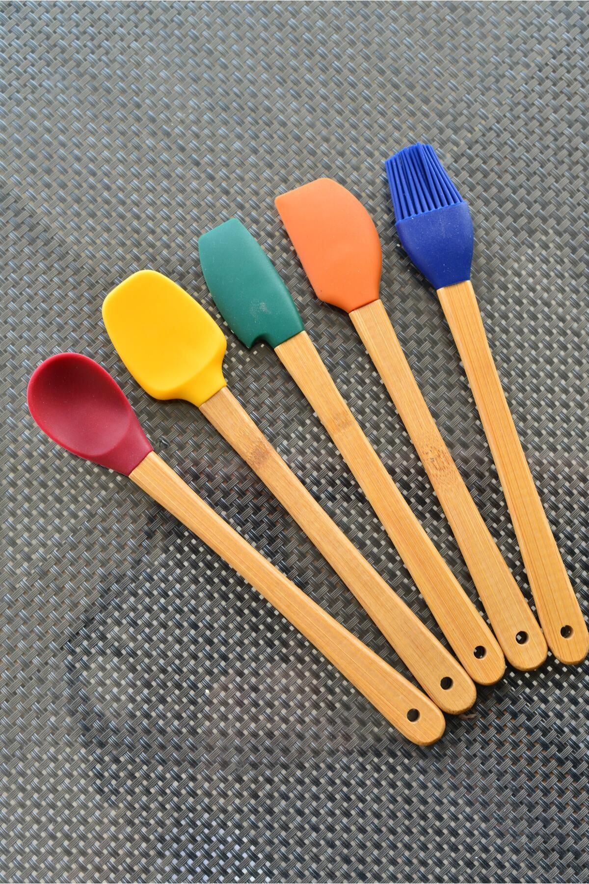 şirin eşyalarım 5 Li MiniBambu Spatula Seti