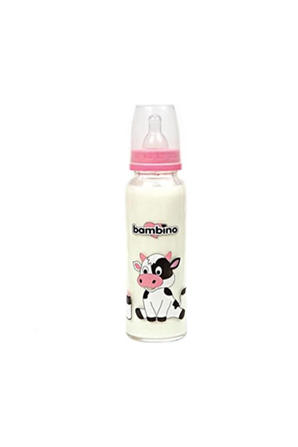 Bambino Bambiş CamBiberon-pembe 125ml