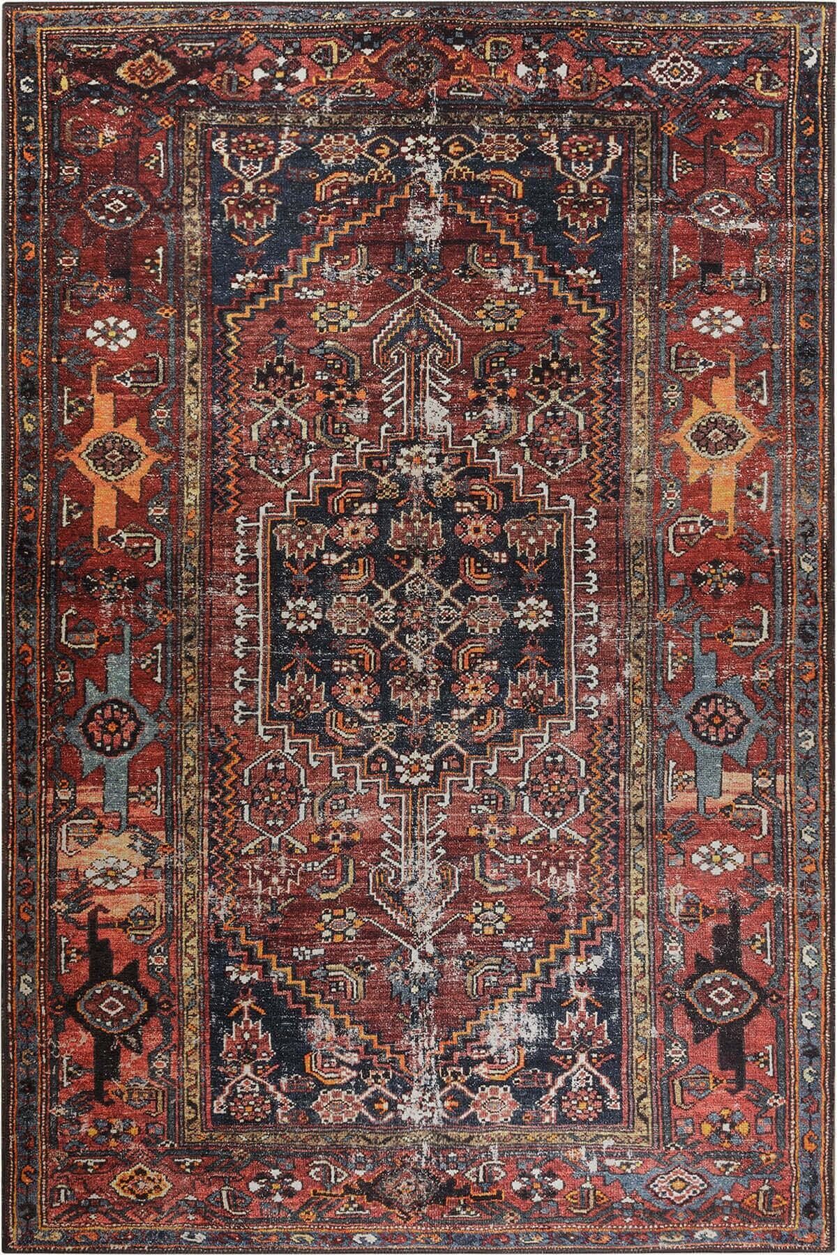 ARTLOOP Etnik Kilim DesenliHalı, Dokuma Taban...