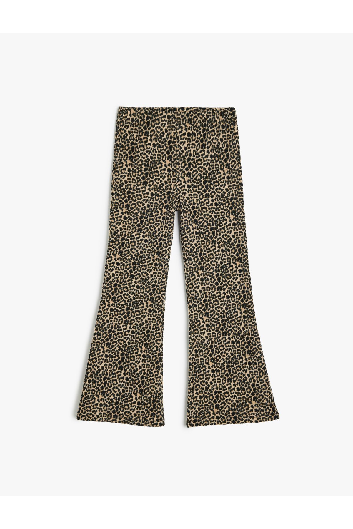 KotonLeopar Desenli IspanyolPaça Pantolon