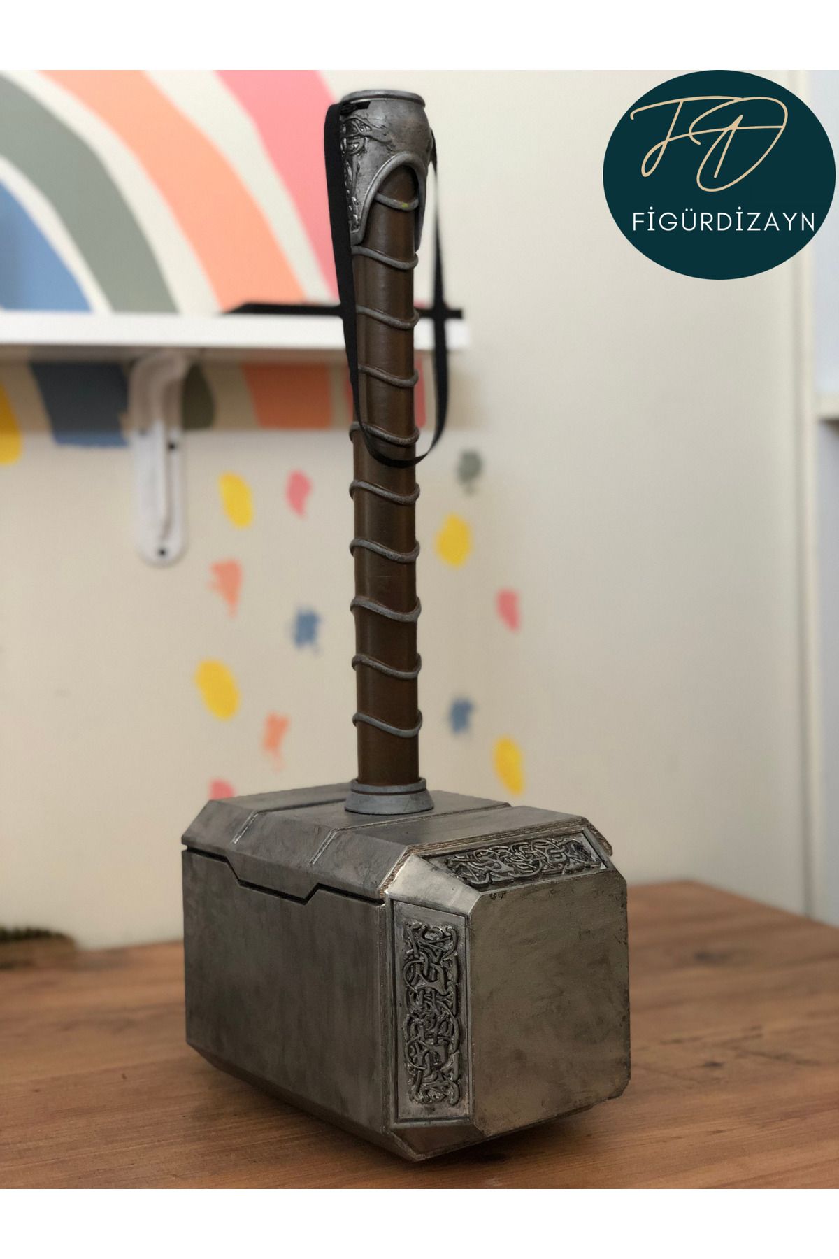 Thor Çekici Mjölnir - Thor Hammer 52CM