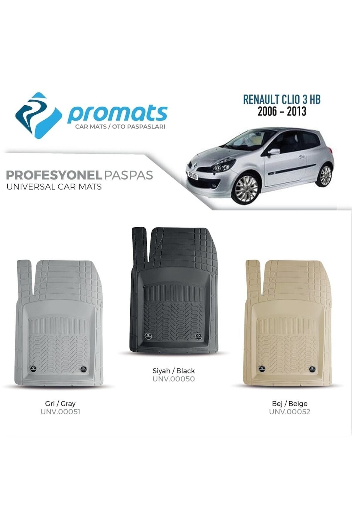 Promats Renault Clio 3Hatchbak 2006-2013 Oto...