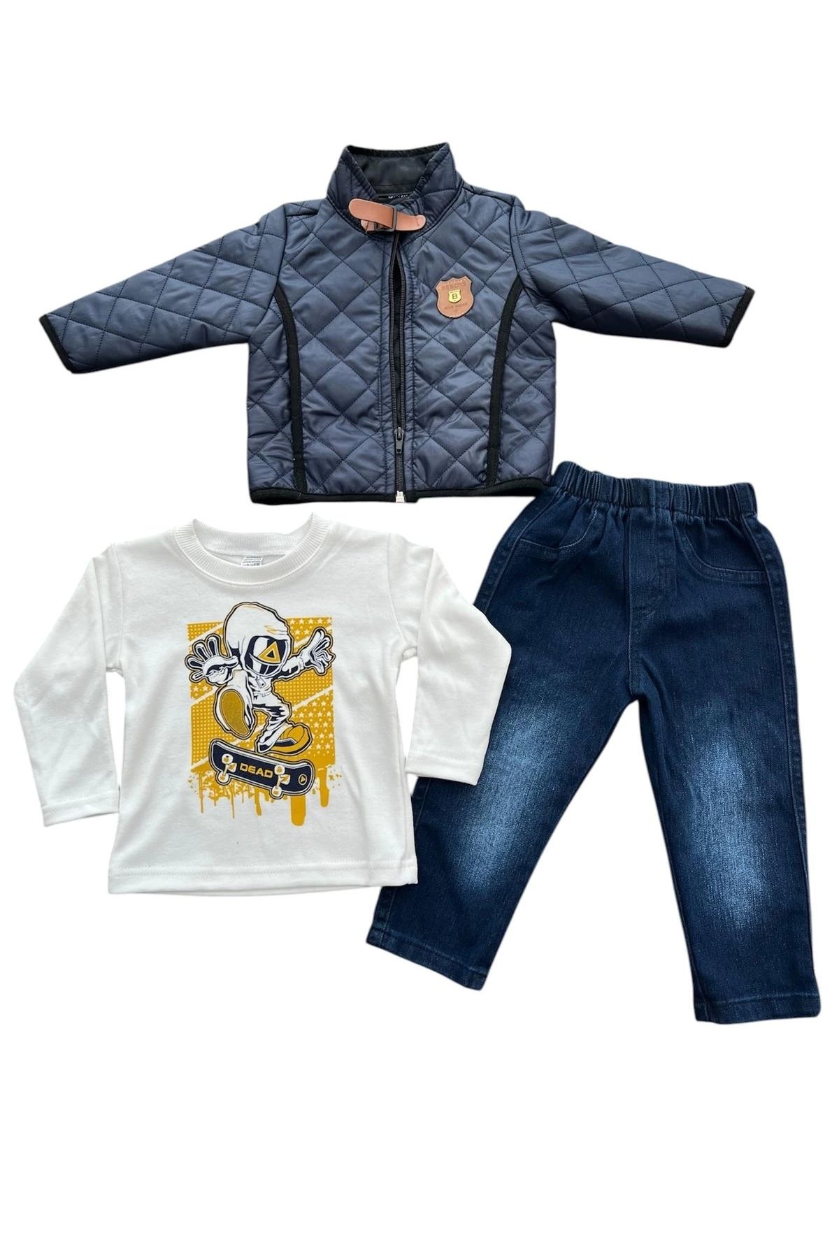 Hafez Kids KOT PANTOLONLUCEKETLİ VE BASKİLİ B...