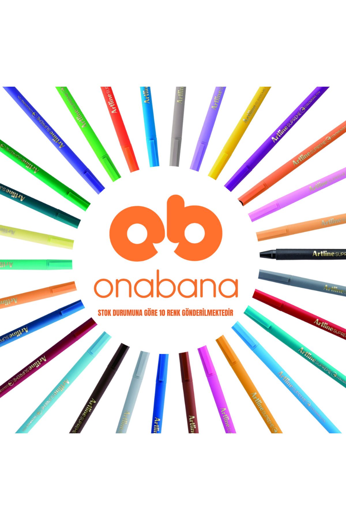 ONABANA Supreme ColouringKeçe Uçlu (0.6 mm) 1...