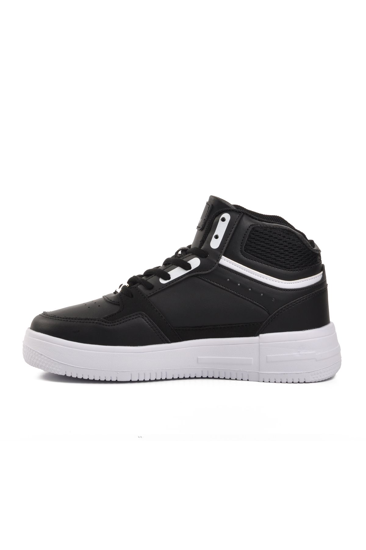 Siyah-Beyaz Unisex Hi Sneaker