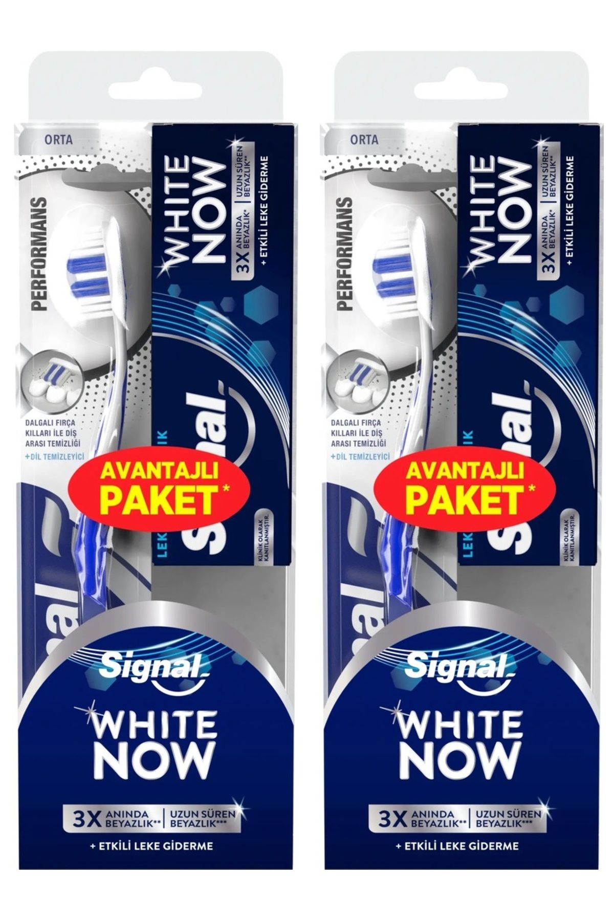 Signal White Now LekesizBeyazlık 50 Ml+Diş Fı...