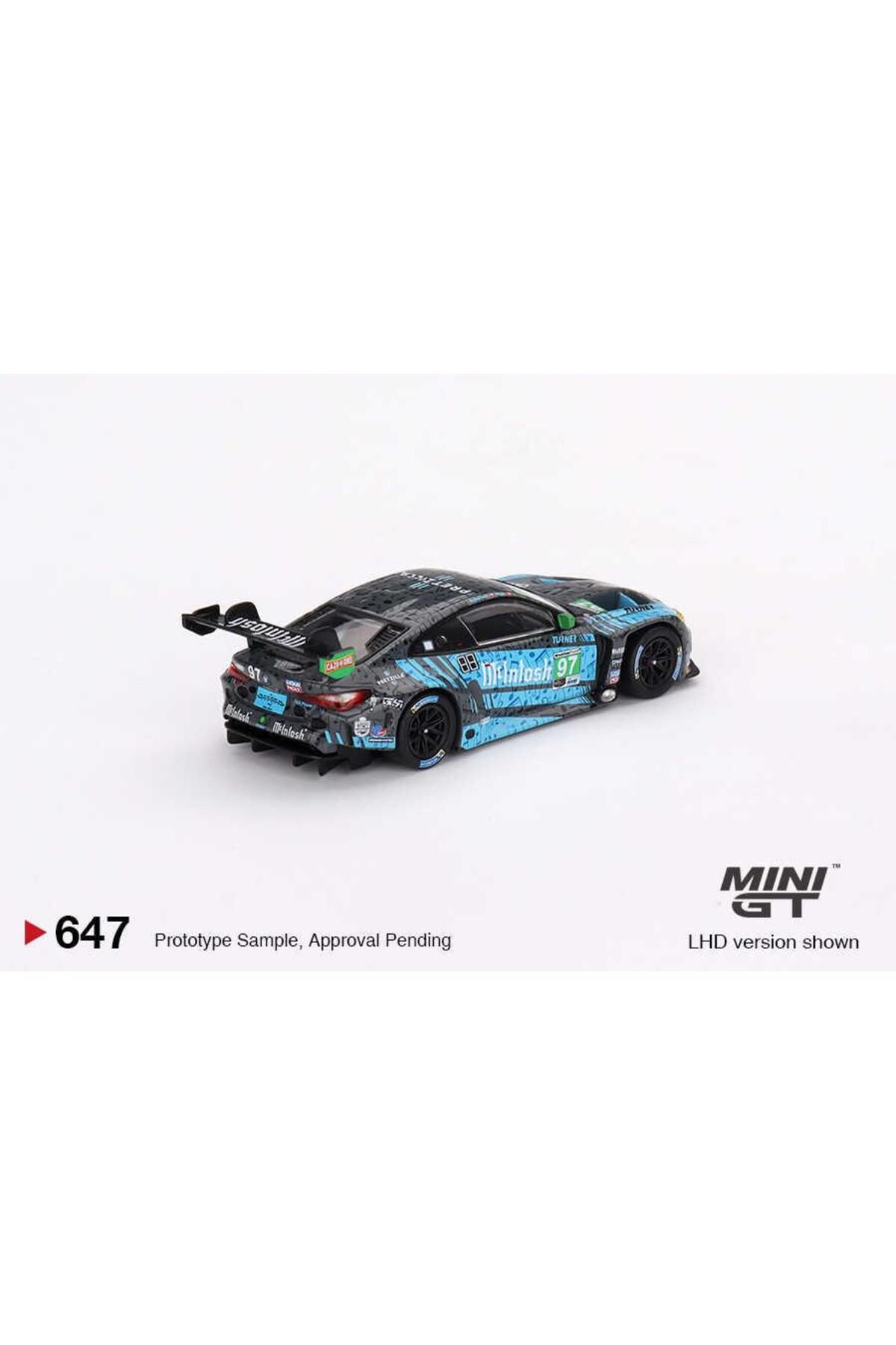 647 BMW M4 GT3 #97 2023 IMSA Laguna Seca GTD 2nd Place Turner Motorsport Model Araba