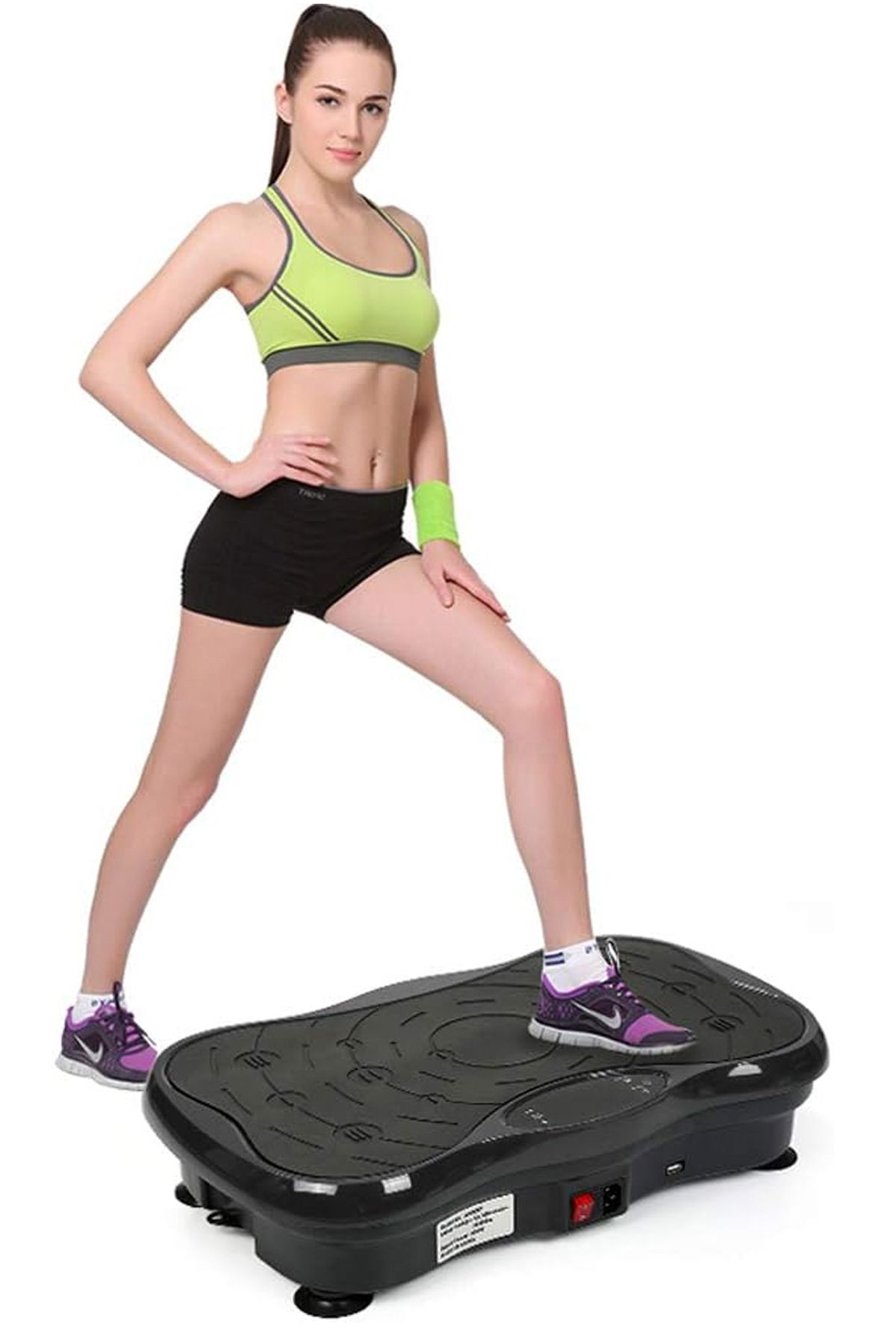 Vibro Vibration Plate Egzersiz Ve Titreşimli Basen Karın Kol Bacak Spor Aleti