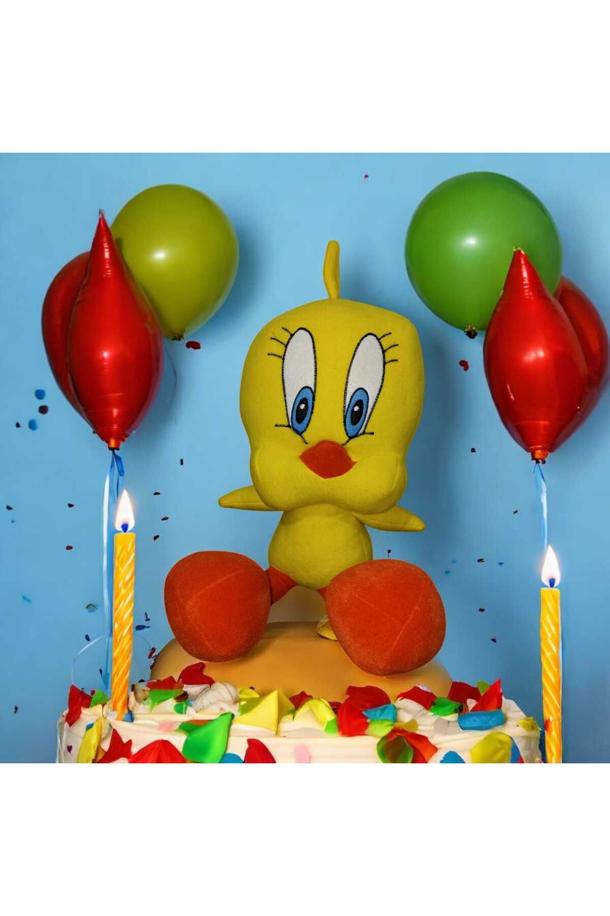 PELUŞ CİVCİV TWEETY OYUNCAK UYKU ARKADAŞI DOĞUMGÜNÜ YILBAŞI SEVGİLİLER GÜNÜ HEDİYESİ