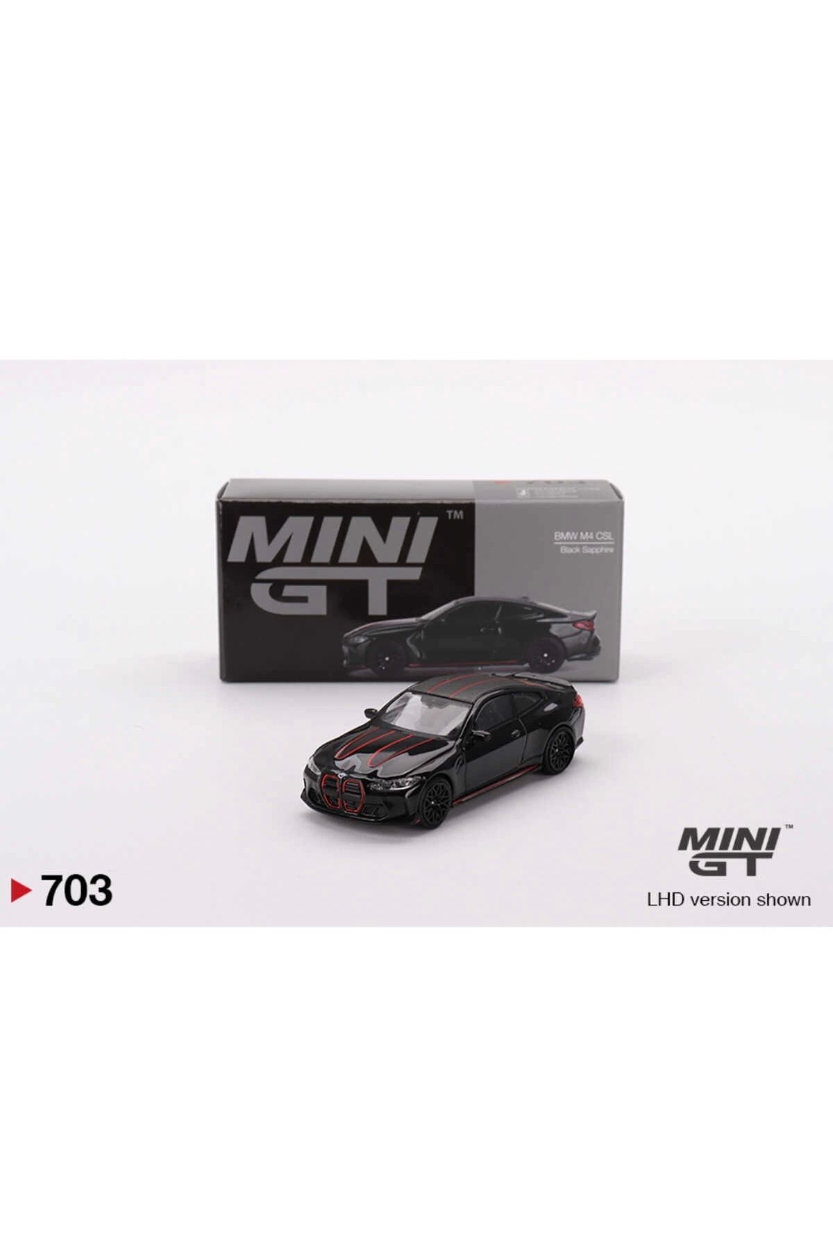 mini gt 1/64 Bmw M4 Csl BlackSapphire Mgt0070...