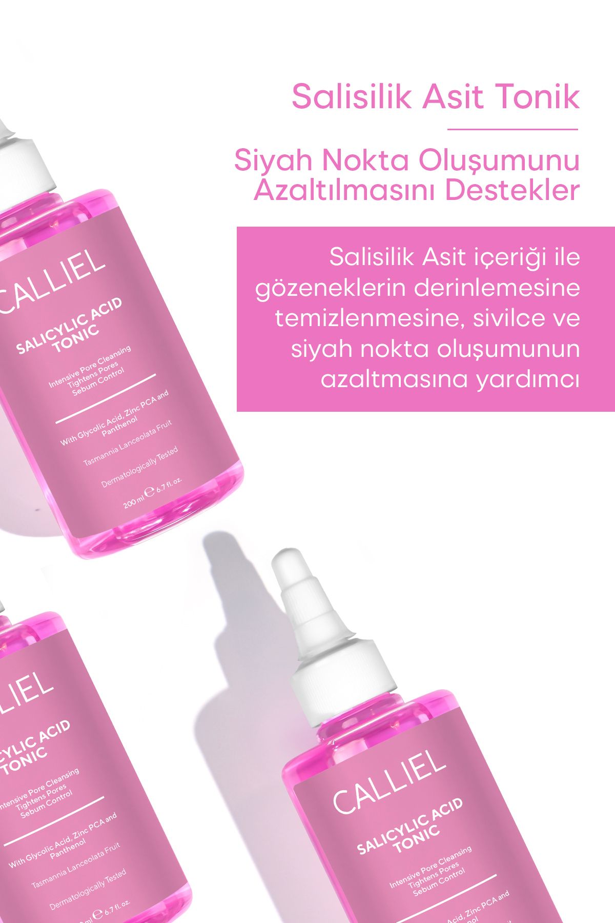 Sivilce Ve Siyah Nokta Karşıtı Arındırıcı Salisilik Asit Tonik 200 Ml