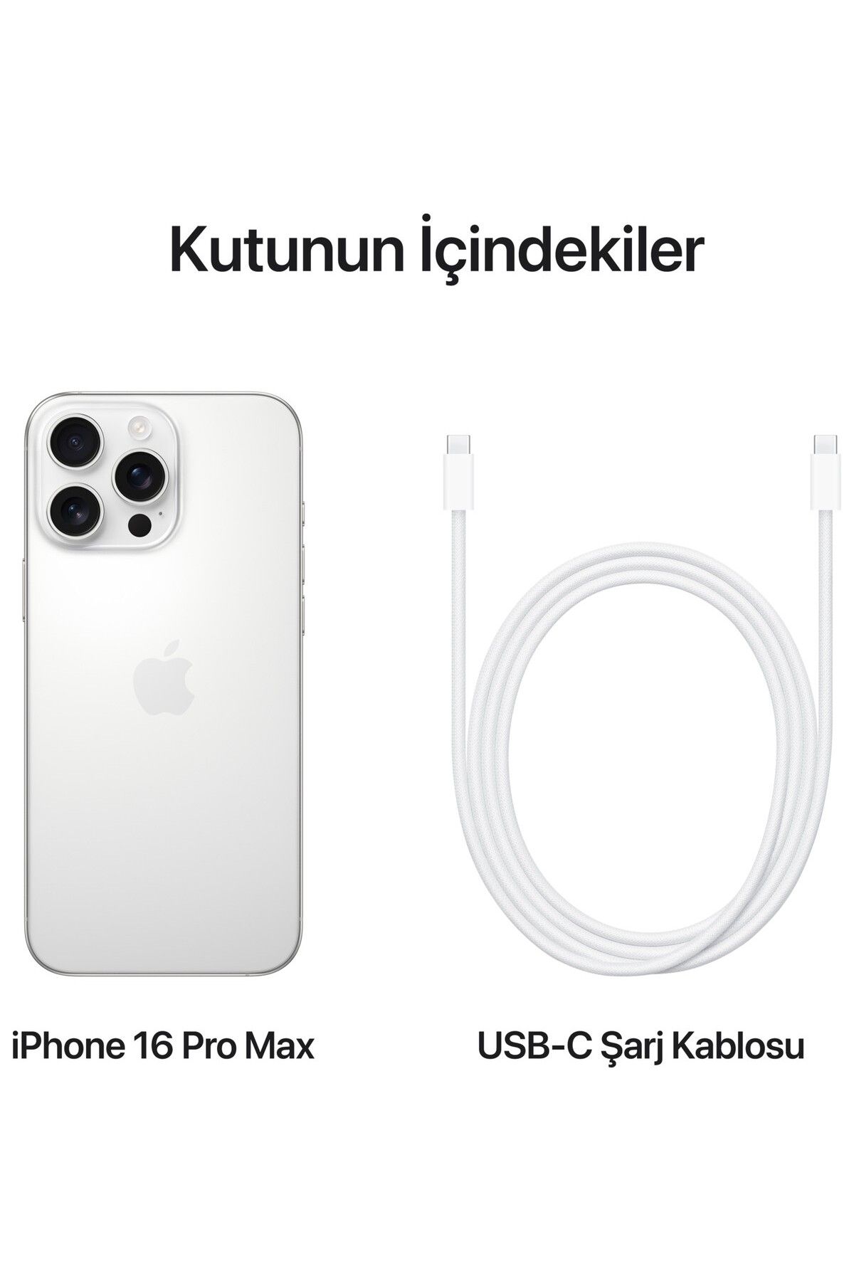 iPhone 16 Pro Max 1TB Beyaz Titanyum