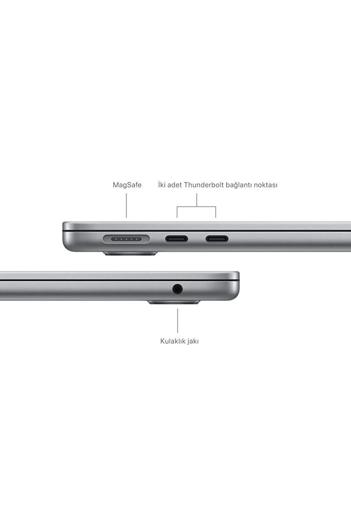 Macbook Air M3 16gb 256gb Ssd Macos 13" Taşınabilir Bilgisayar Uzay Grisi Mc8g4tu/a