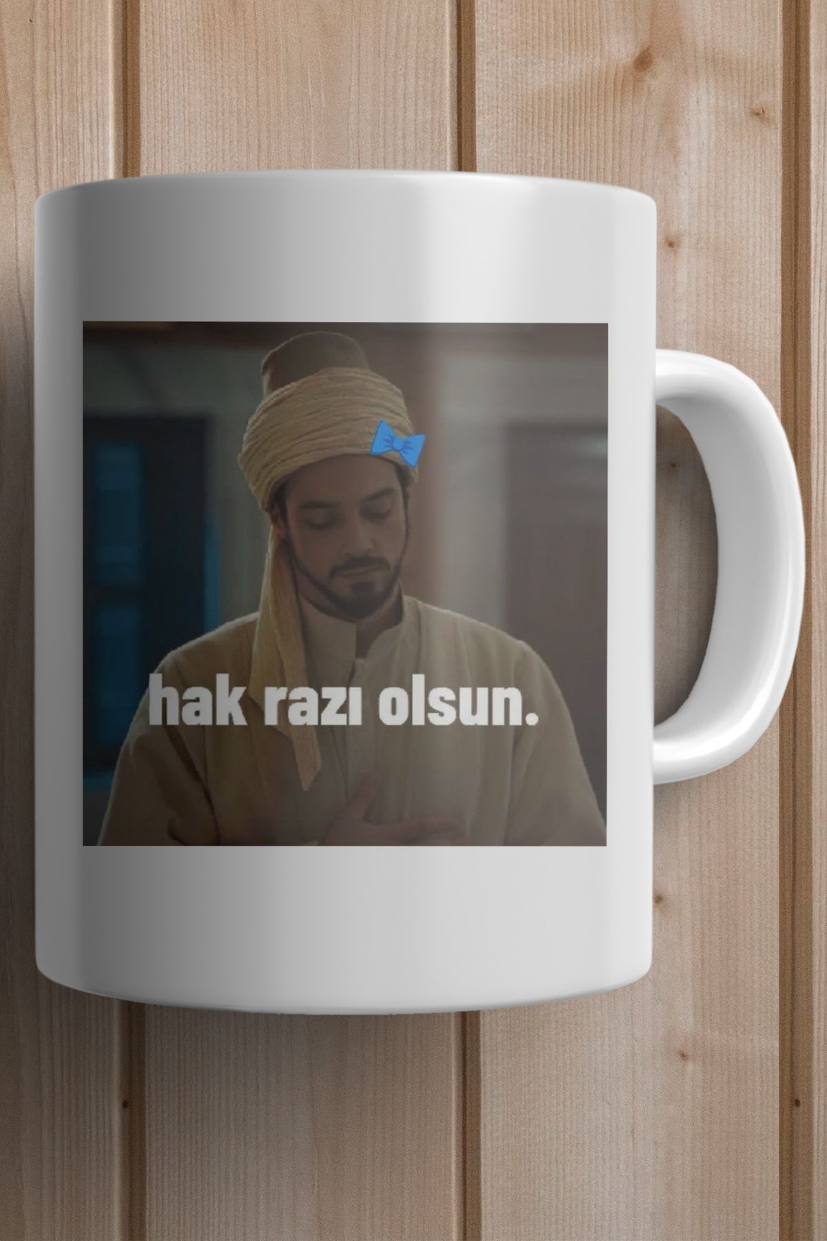 Kızıl Goncalar Cüneyd Efendi Baskılı Premium Kupa Bardak