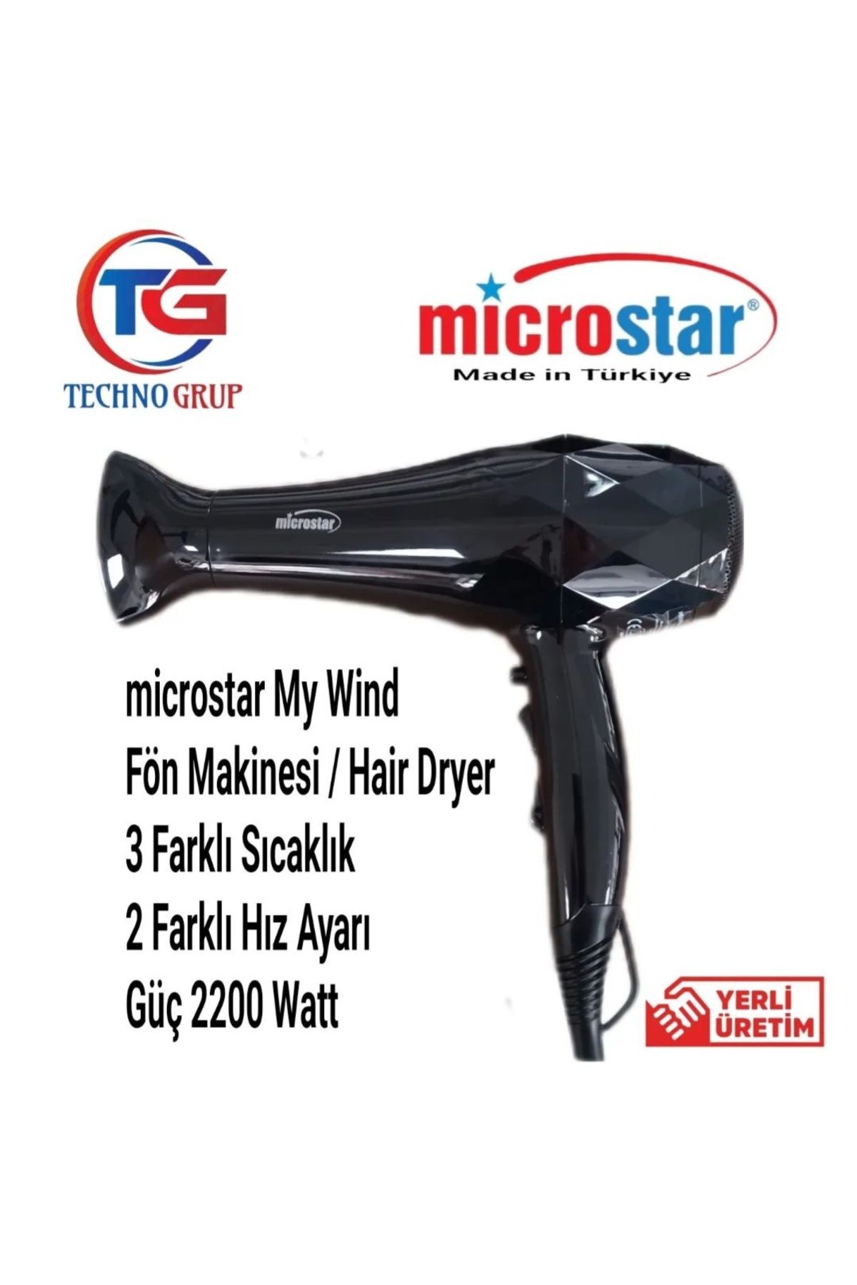 Microstar 2300 Watt FönMakinesi