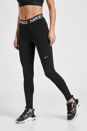 Pro Normal Belli File Panelli Kadın Siyah Tayt Image 0
