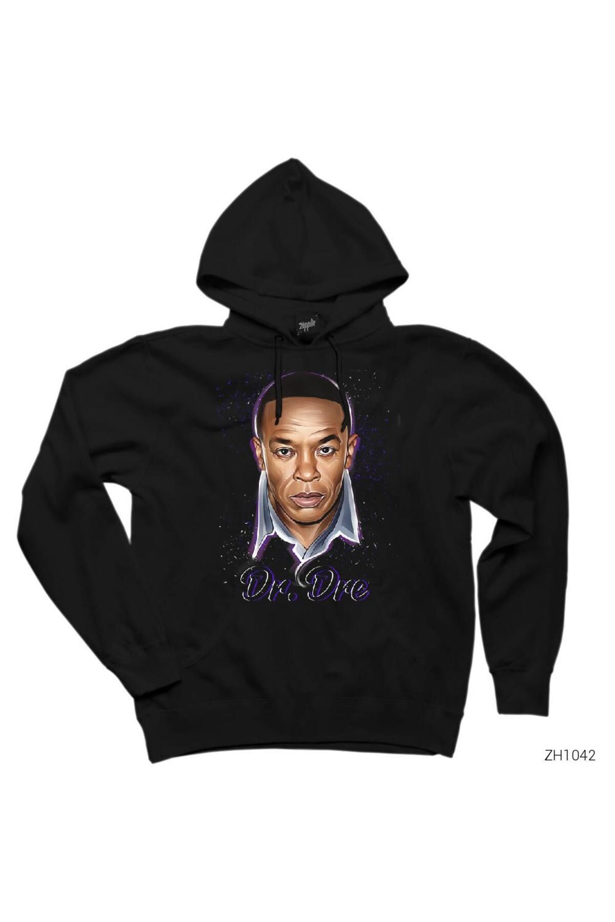 CrowsGate Dr Dre Digital DrawSiyah Kapşonlu S...