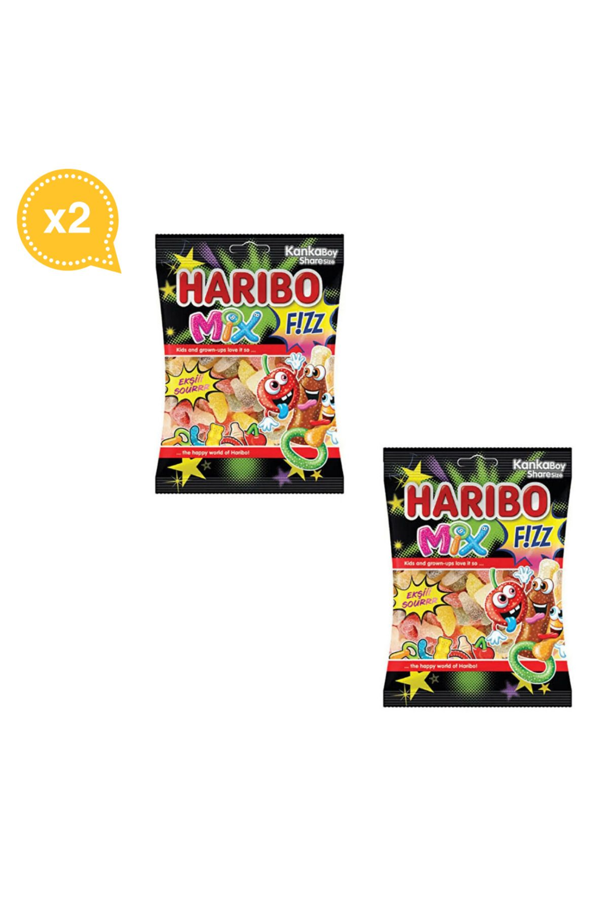 Haribo Fizz Mix Meyve AromalıKarışık Yumuşak...