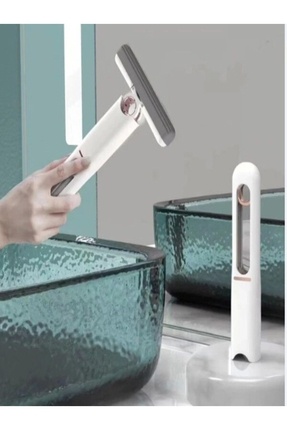 El Mopu Süngerli Yıkanabilir Sıkmalı Pratik Cam Banyo Mutfak Yerde Kullanılır Mini Mop Tek Sünger Image 0