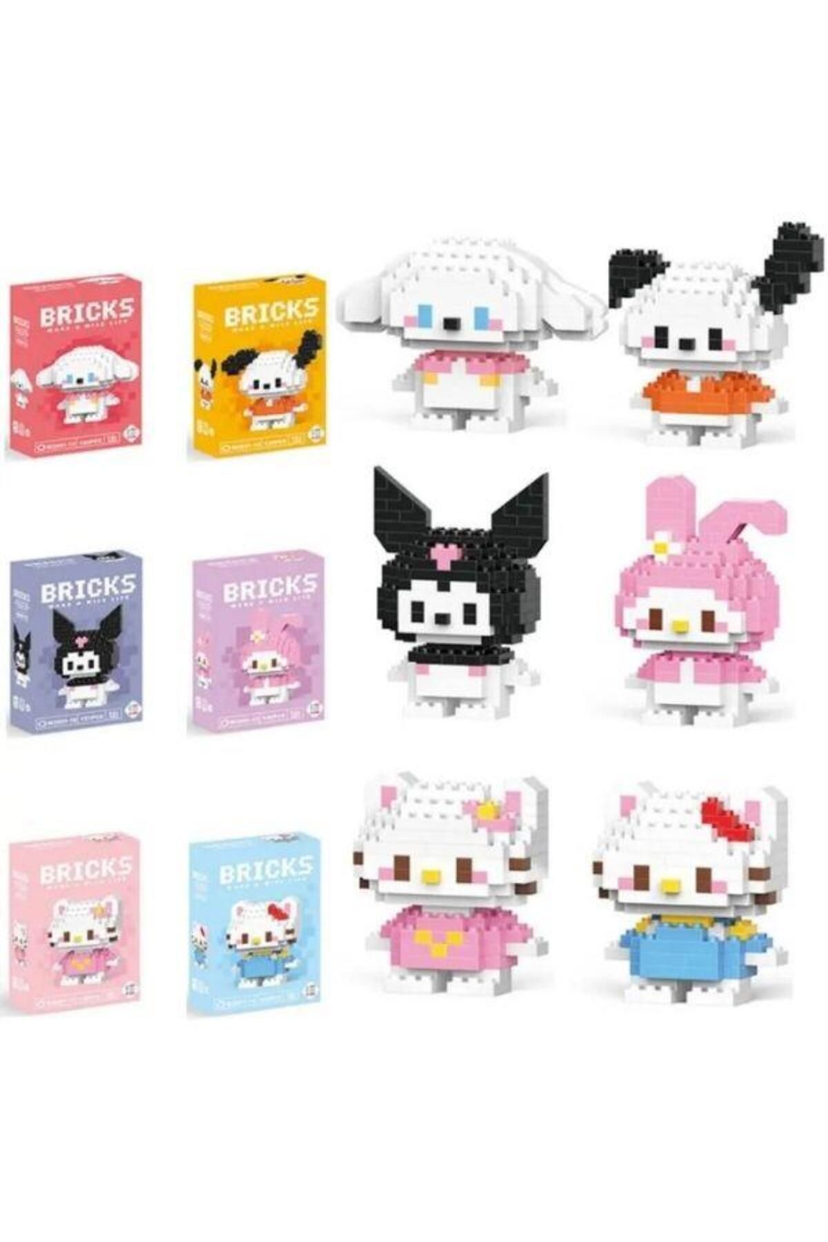 Bricks Hello Kitty Kuromi Yap Boz 3d Puzzle Mini Lego