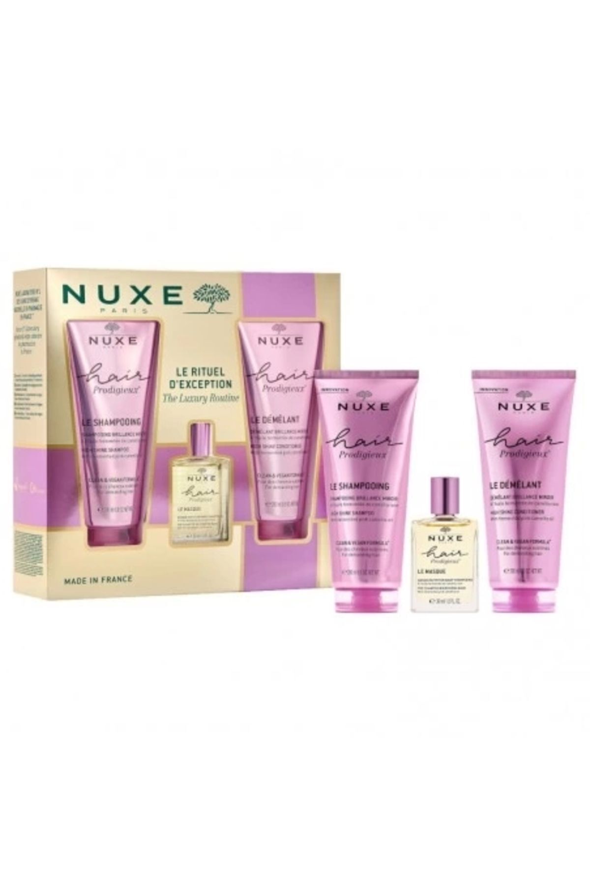 Nuxe Coffret Hair ProdigieuxMaske 30ml Şampua...