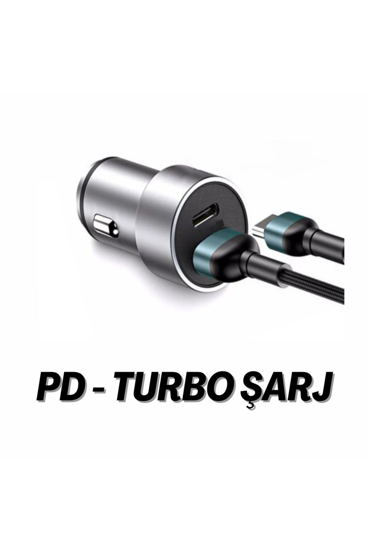 Type-c Usb Araç Çakmaklık 38w Pd Hızlı Turbo Şarj Soketi Araba Şarz Aksesuarı