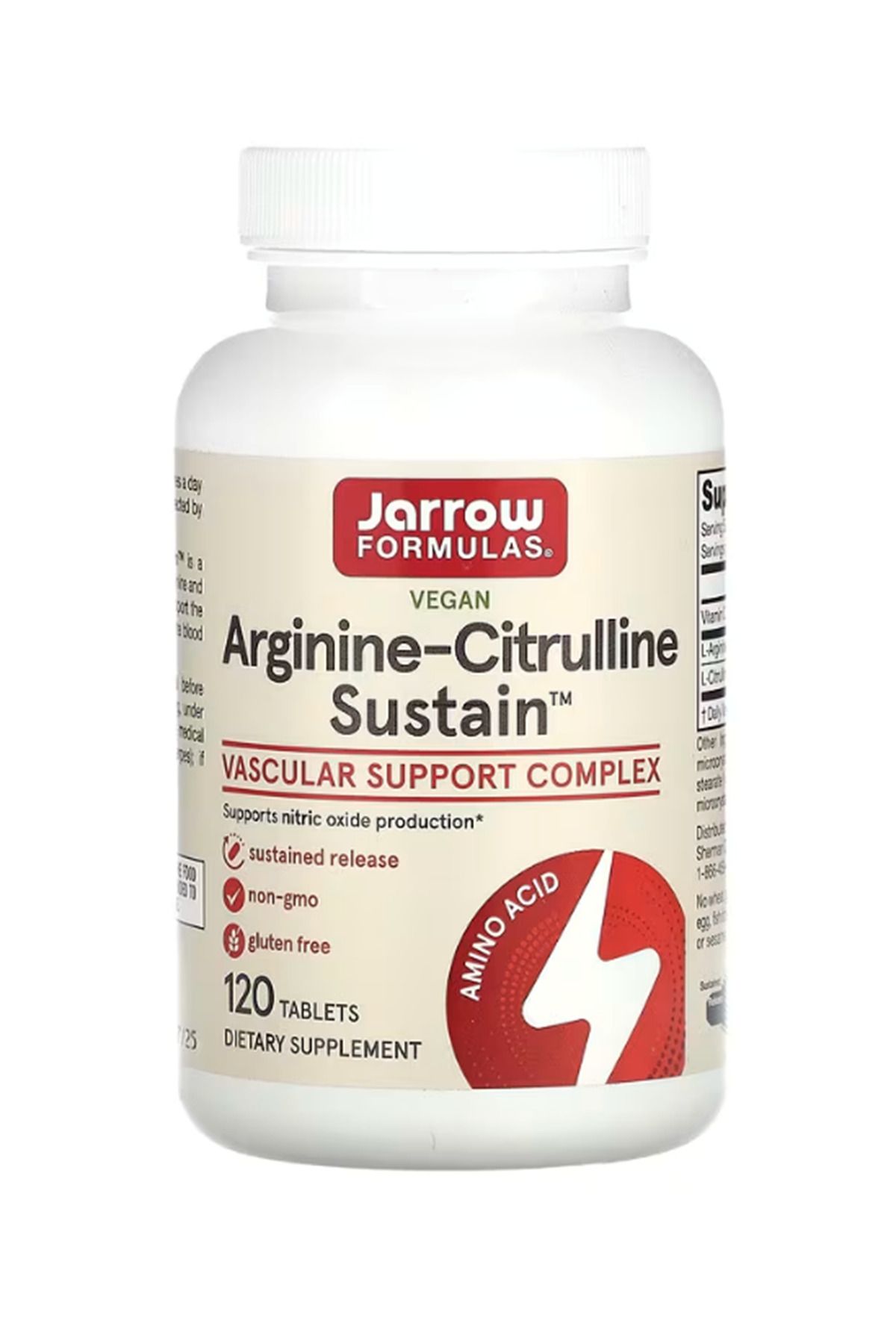 Jarrow Formulas ,Arginine-citrulline Sustain,...