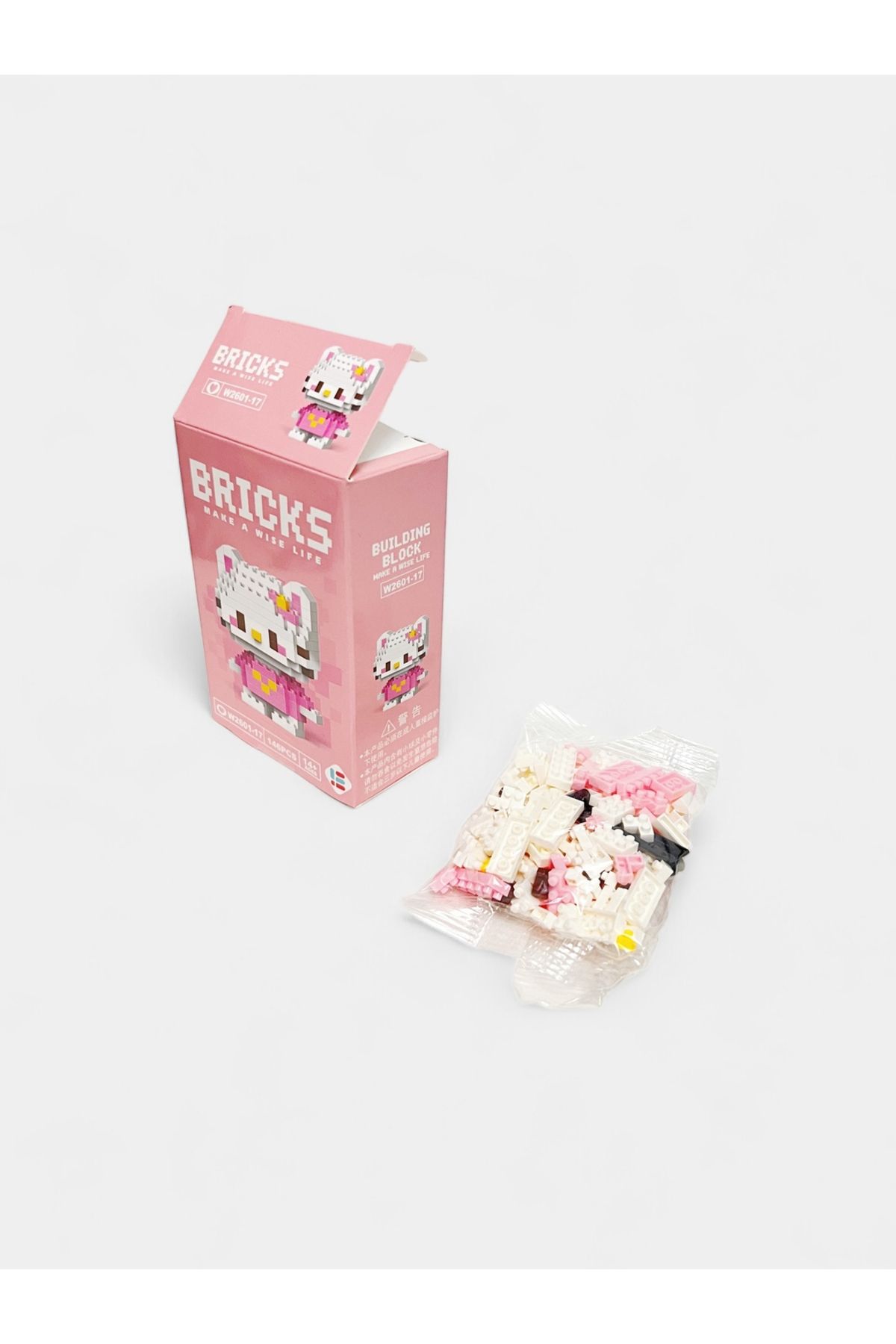 Kitty Brick Hello Kitty Mini Brick Pembe