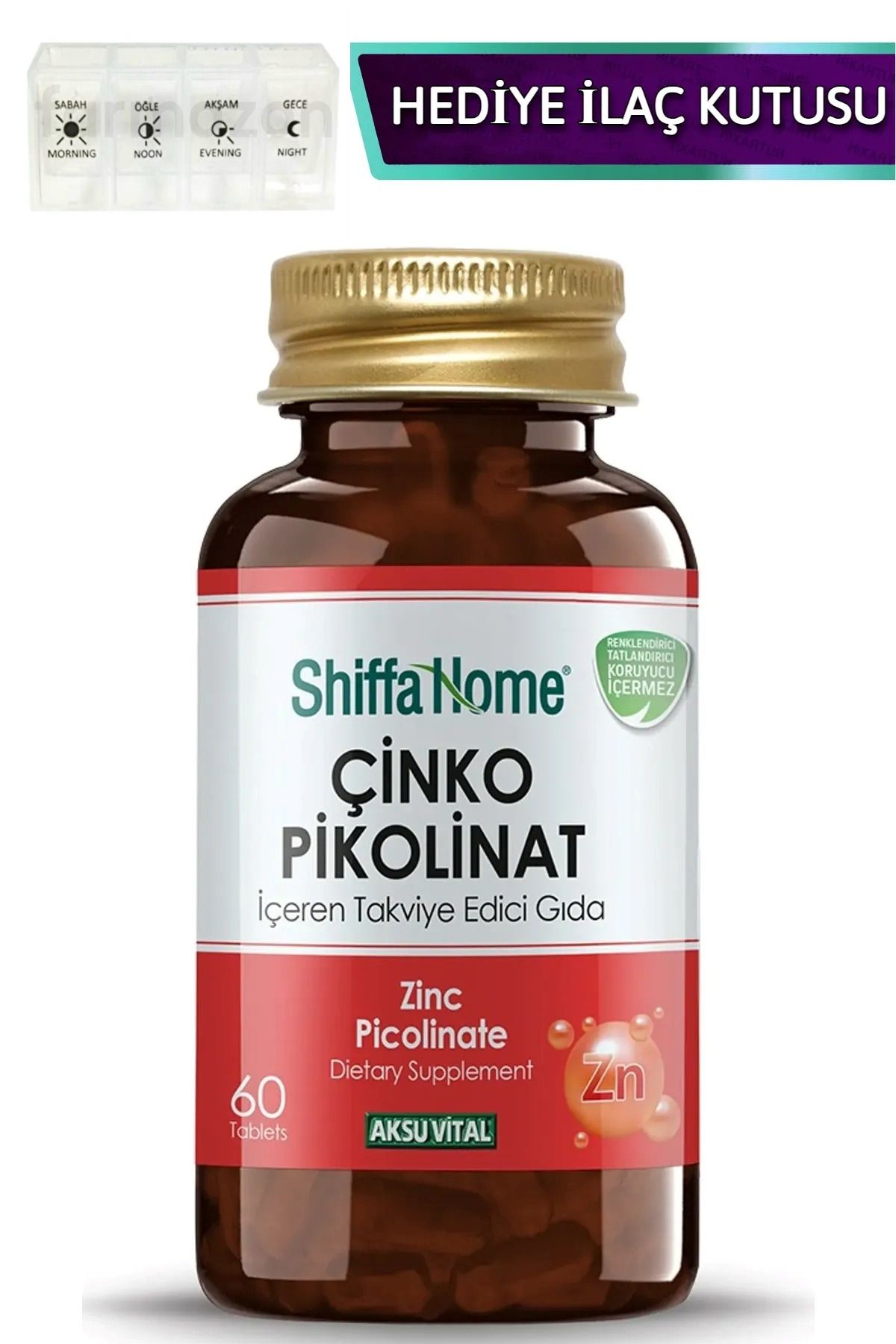 Shiffa HomeÇİNKO PİKOLİNAT60 TABLET