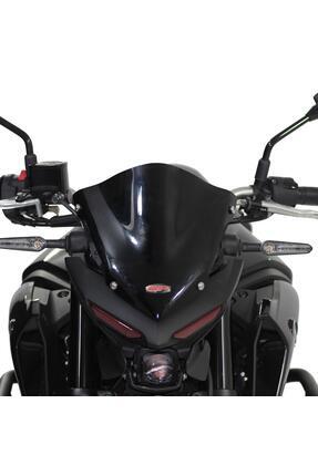 Yamaha MT-25 2020-2025 Uyumlu Spor Cam Siyah 24 cm Image 1
