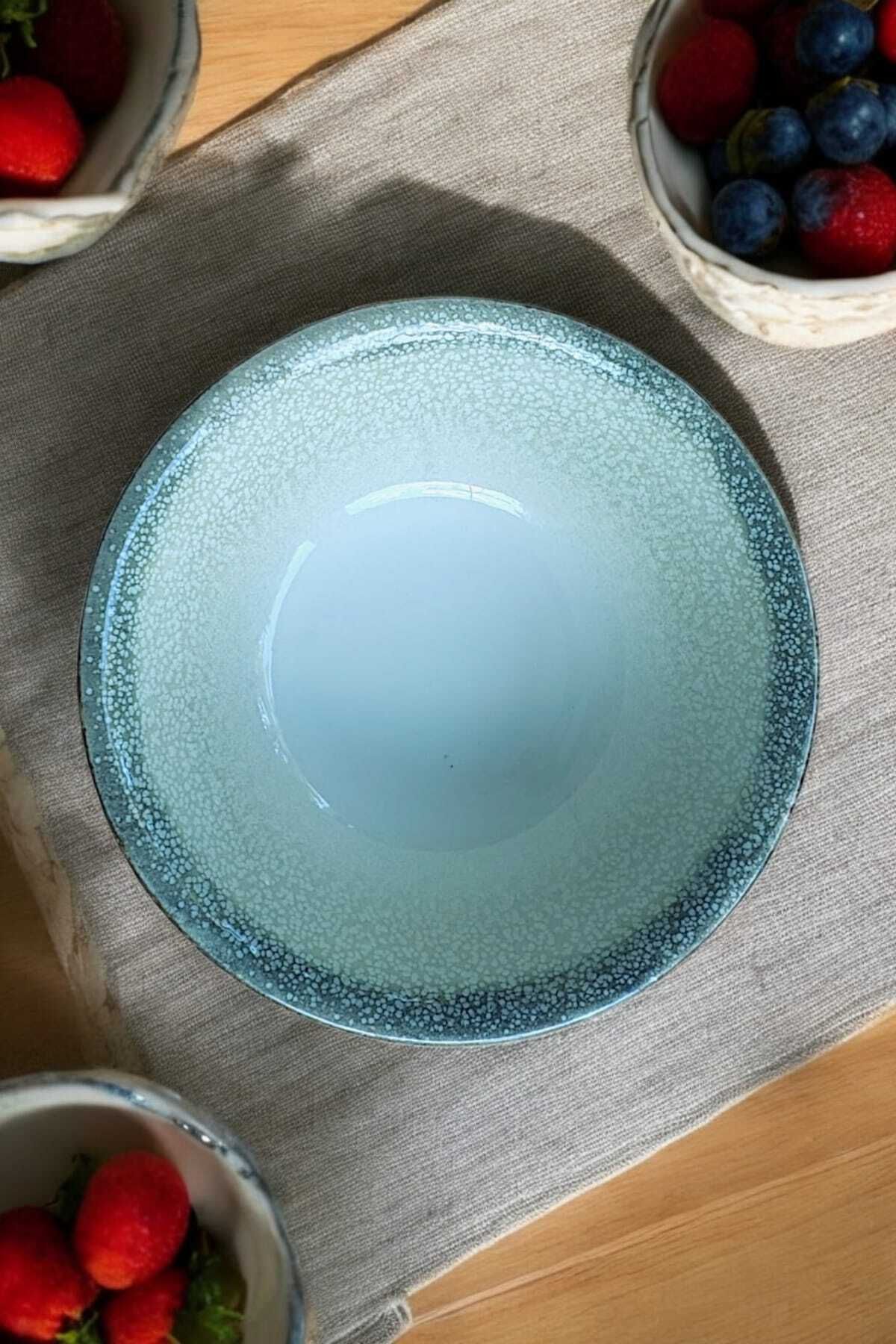 Porselen Bowl ve Salata Kasesi 18cm Modern Şık Büyük Boy