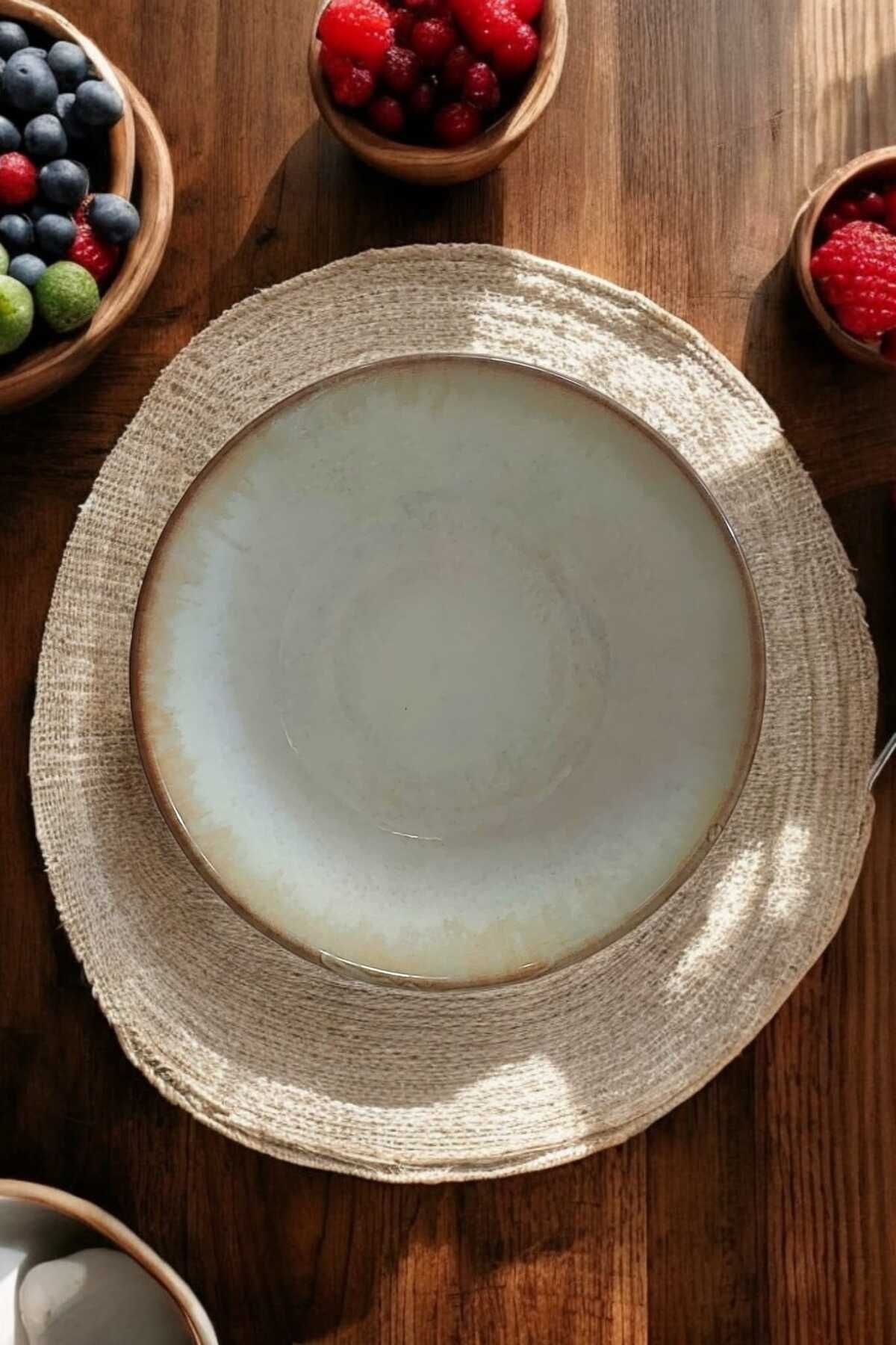 Porselen Bowl ve Salata Kasesi 18cm Modern Şık Büyük Boy