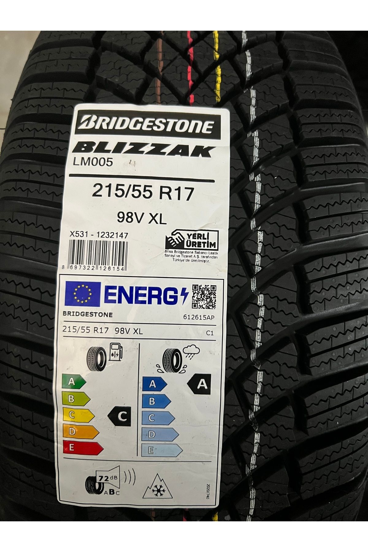 Bridgestone BRİDGESTONE /215/55R17 LM005 KIŞ...