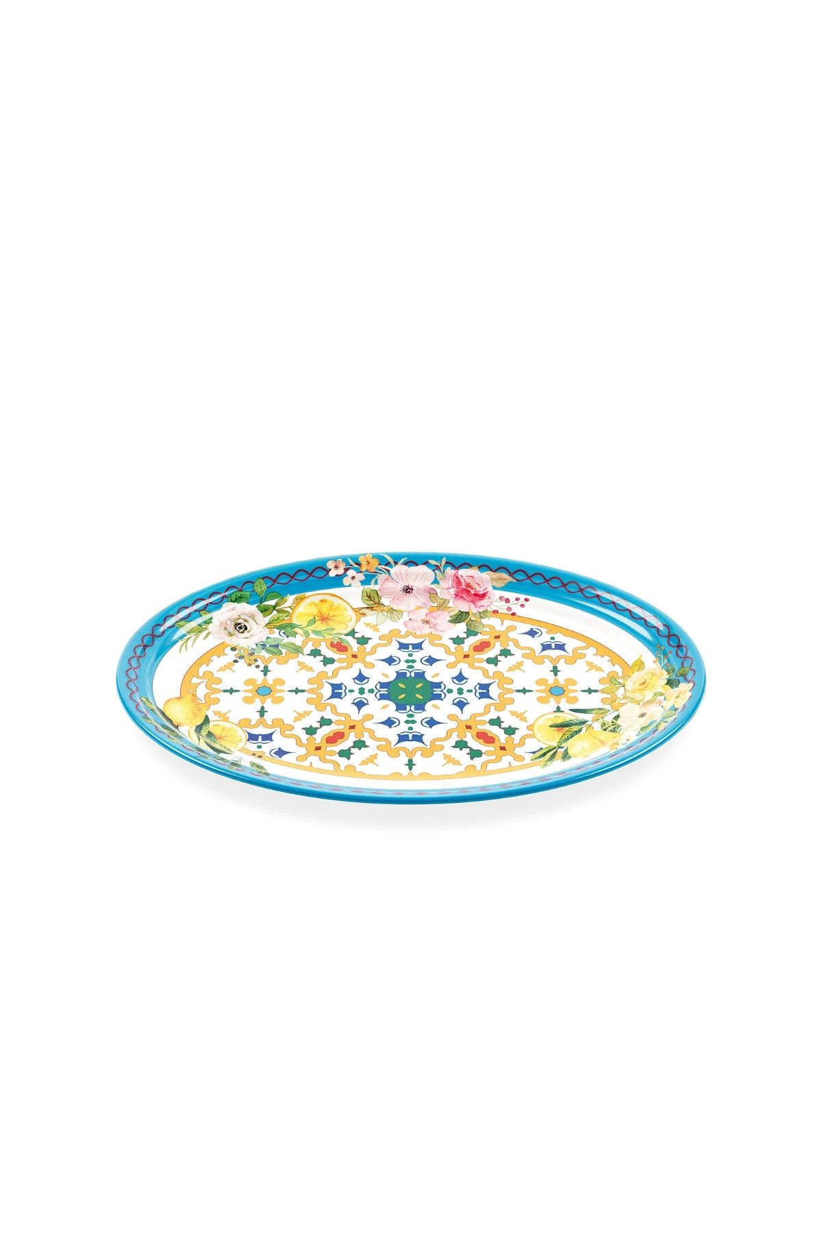 Guzzini Flower Lemon Oval Tabak 35,5 cm x 25,5 cm x 3 cm