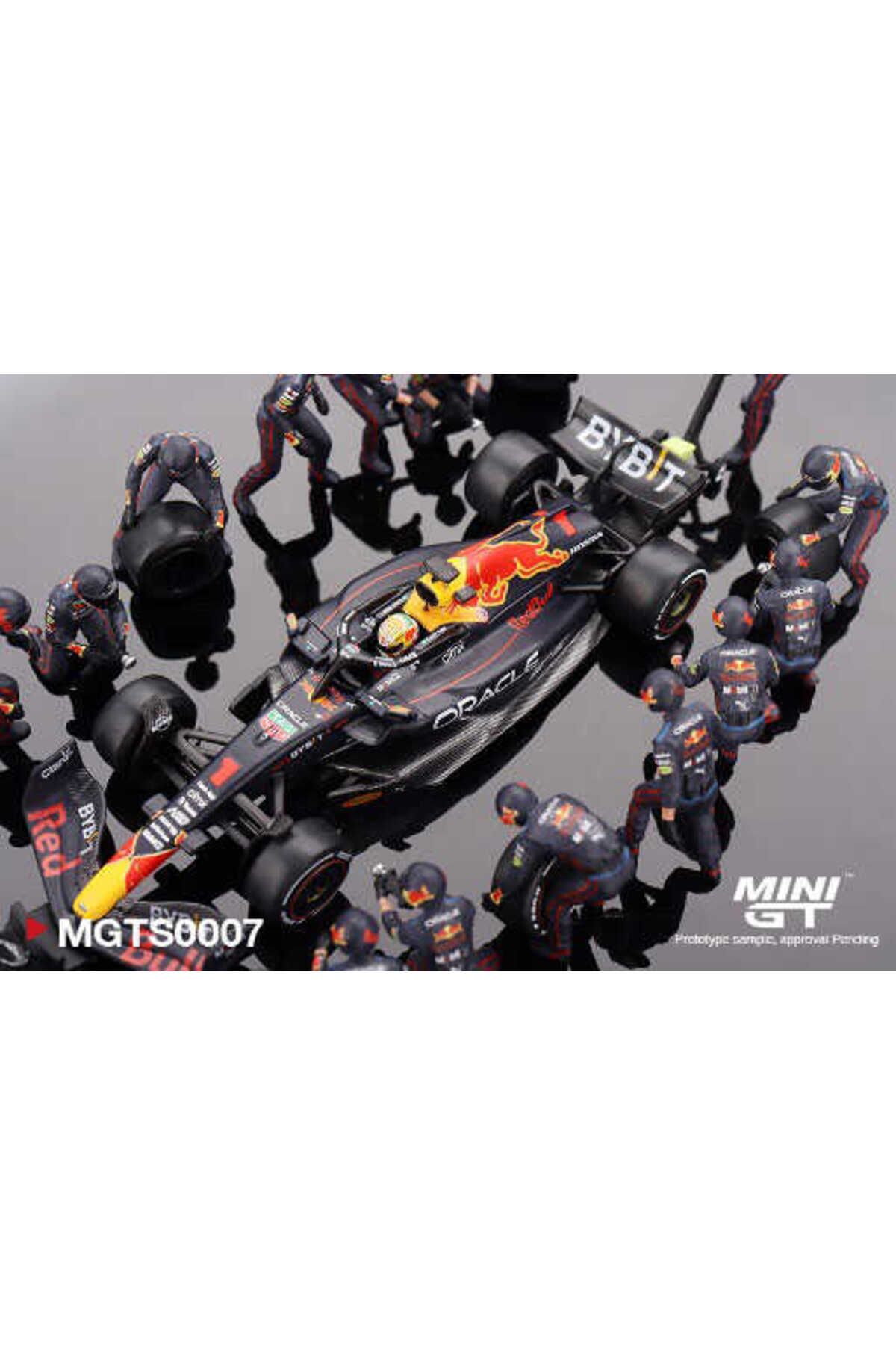 Seriredbull racing rb18 1 max verstappen pit crew set mgds0007