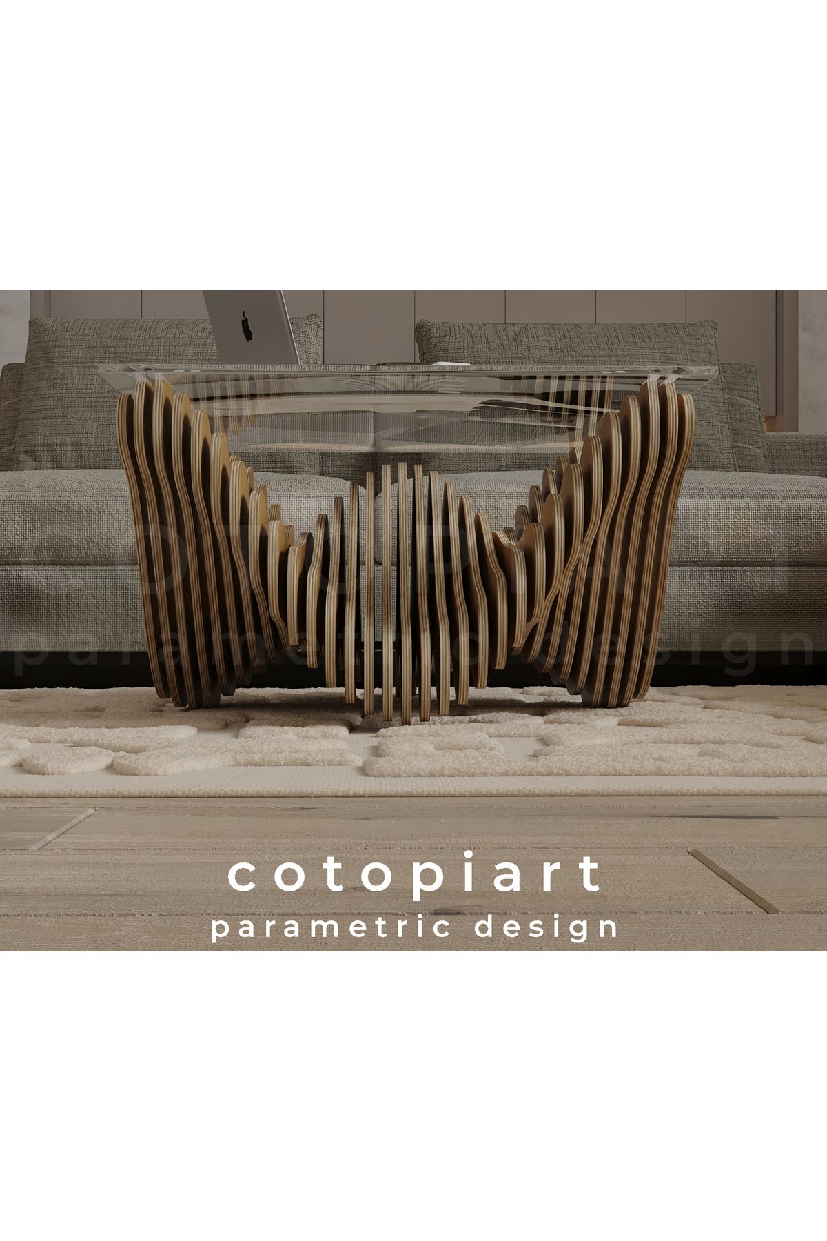 cotopiart Nereid wave coffeetable & Orta sehp...